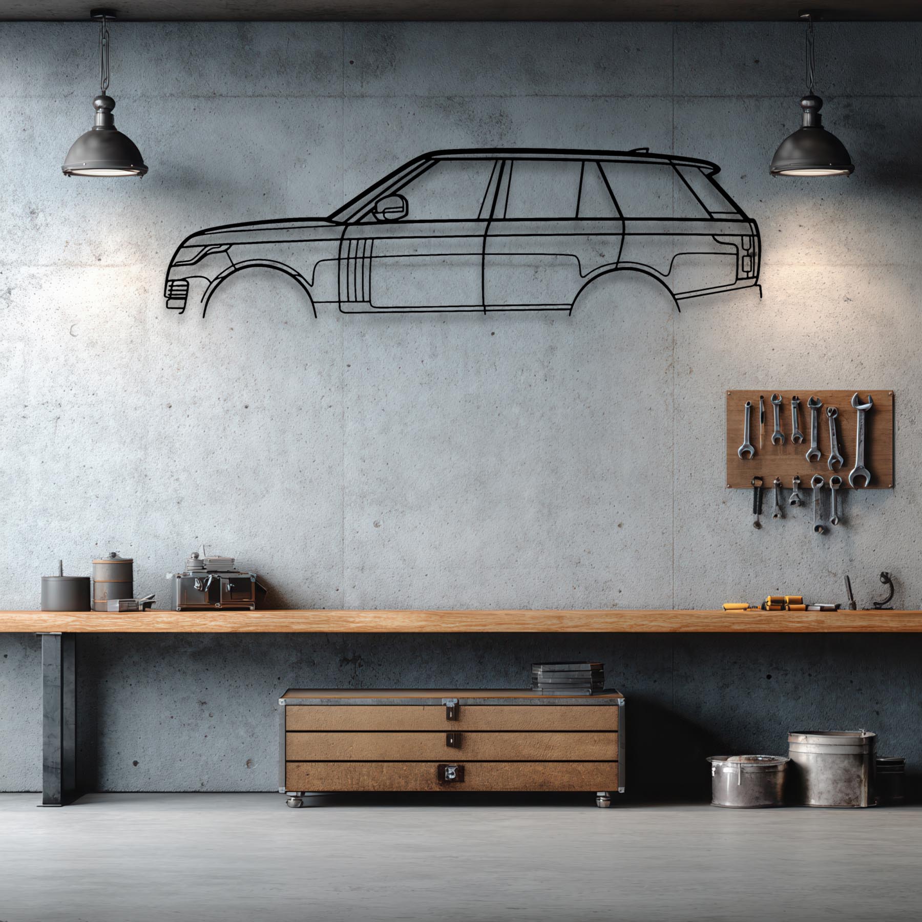 Range Vogue - 2021 Classic Silhouette Metal Wall Art