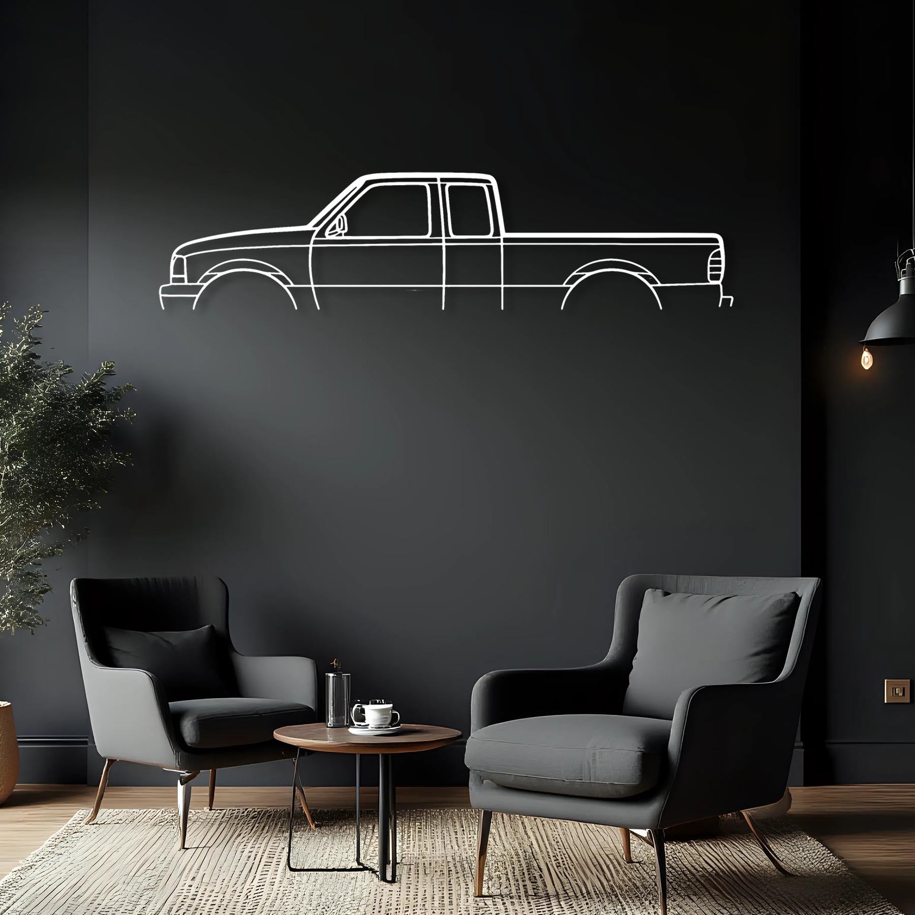 Ranger 2003 Classic Silhouette Metal Wall Art