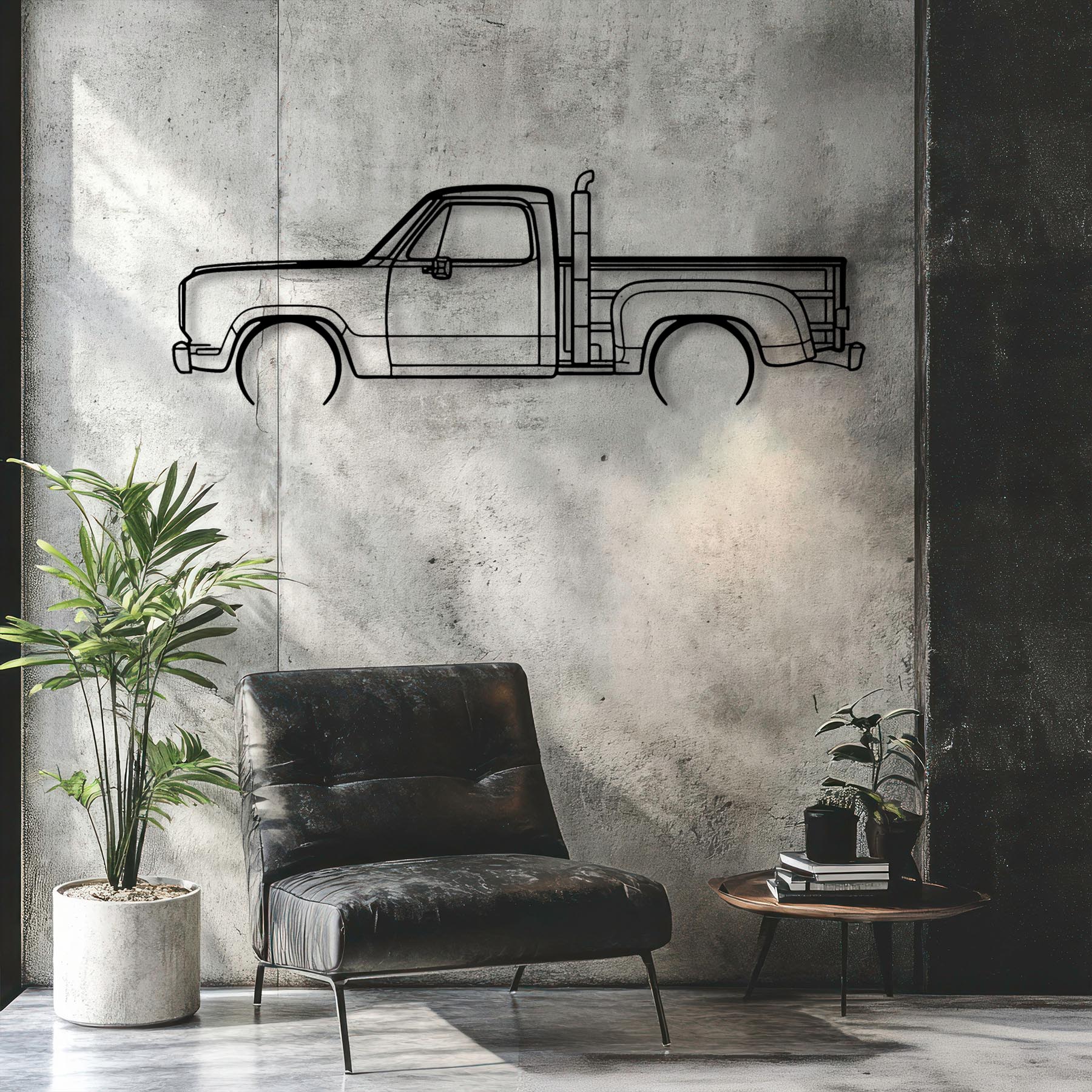 Red Express 1979 Detailed Silhouette Metal Wall Art