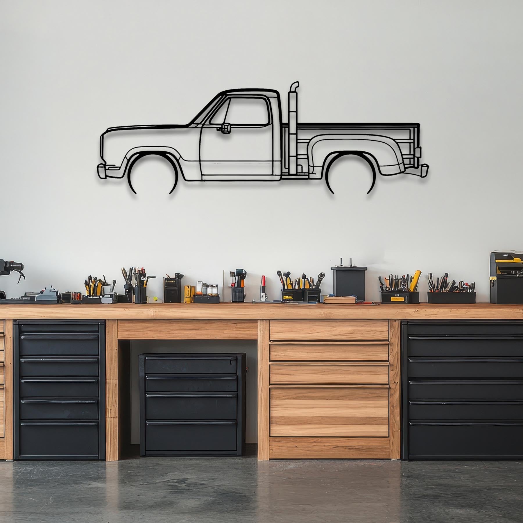 Red Express 1979 Detailed Silhouette Metal Wall Art