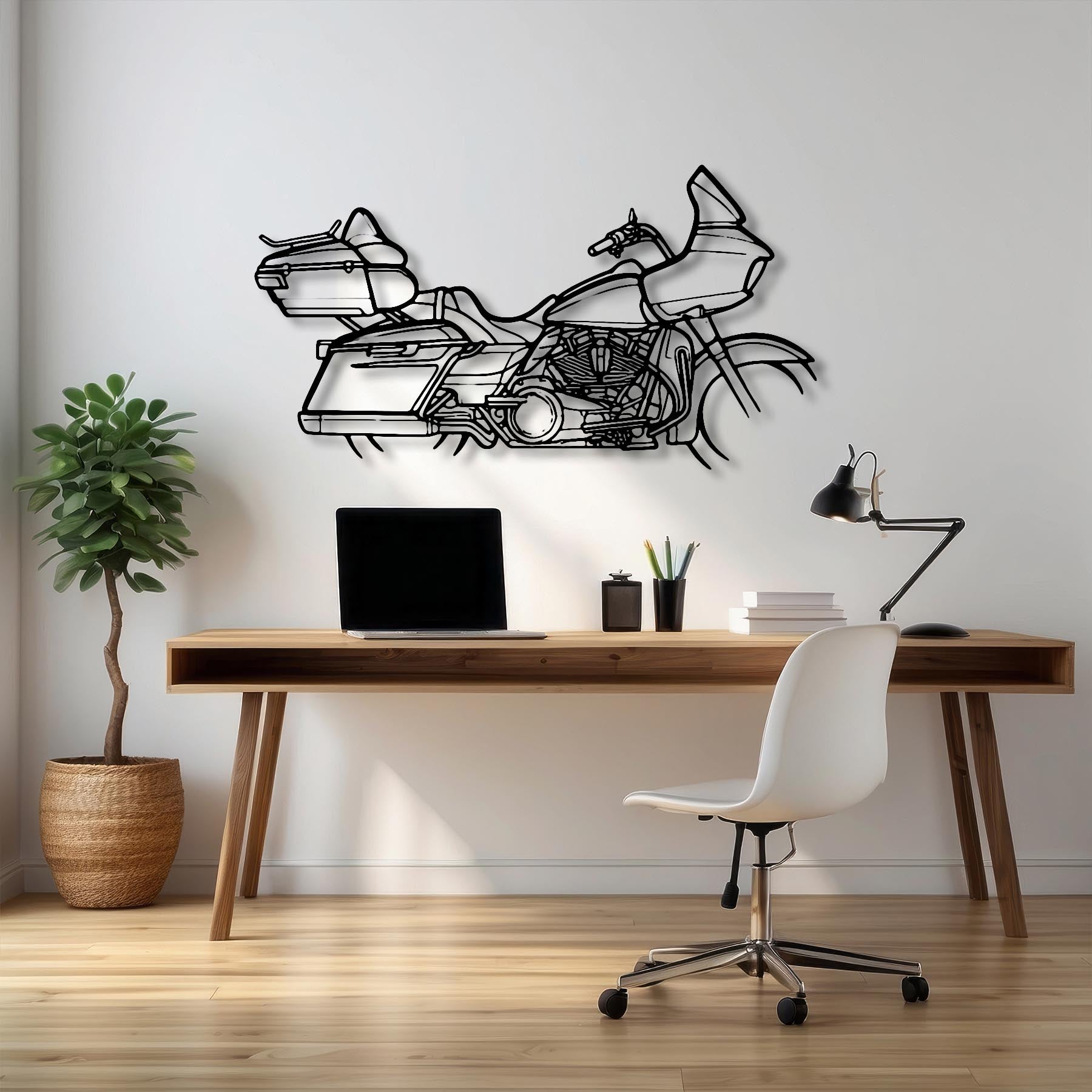 Road Glide Limited 2020 Silhouette Metal Wall Art