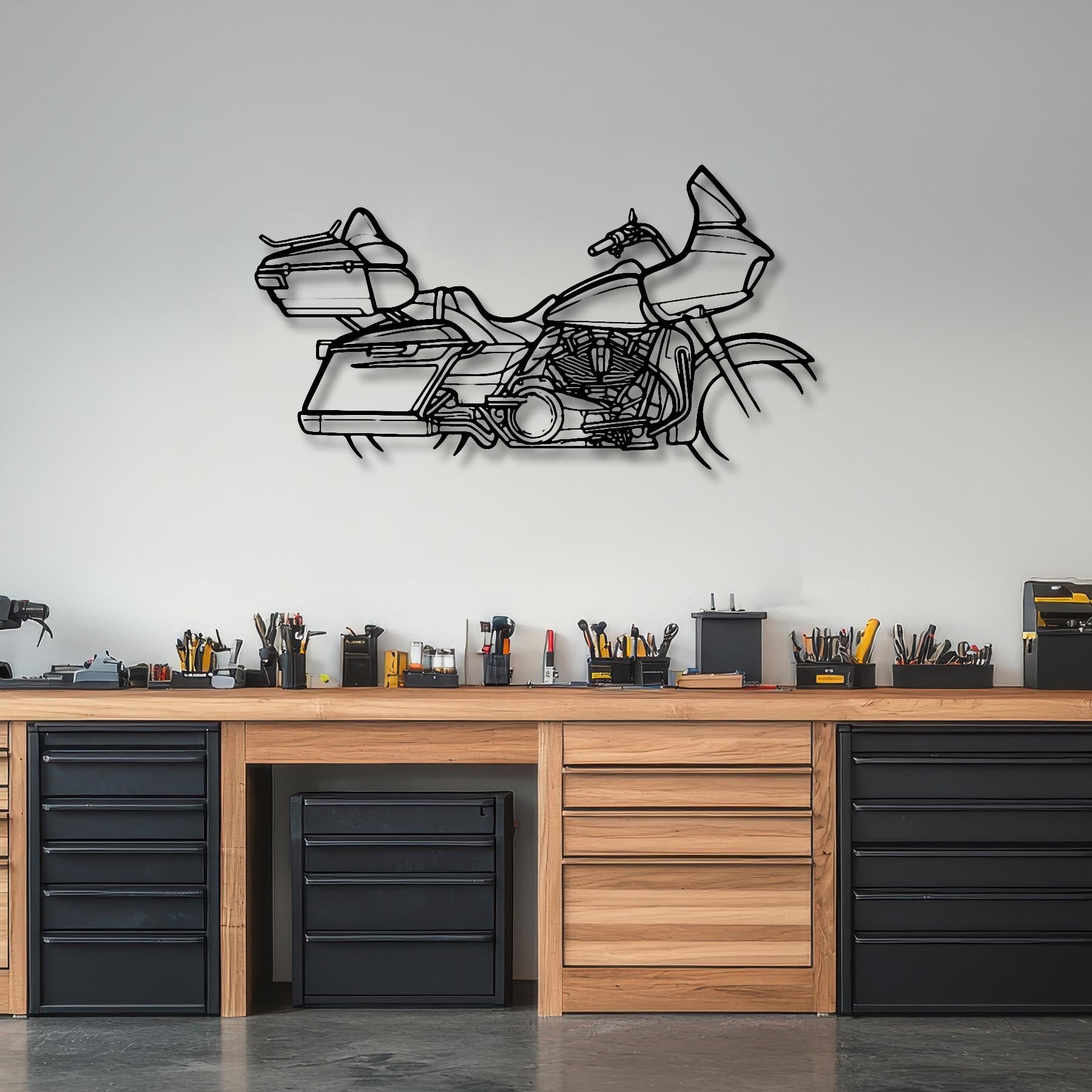 Road Glide Limited 2020 Silhouette Metal Wall Art