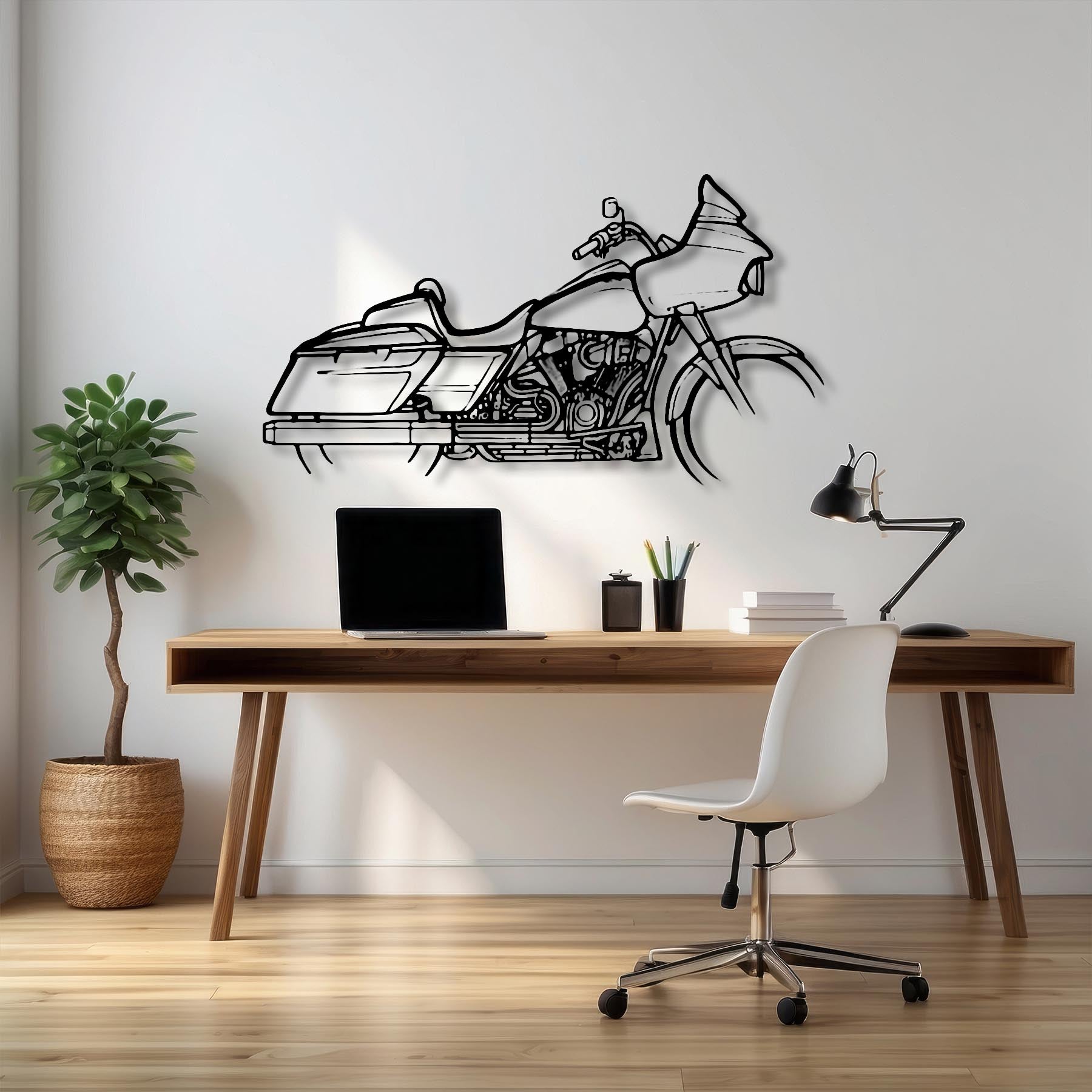 Road Glide ST 2022 Design 2 Silhouette Metal Wall Art