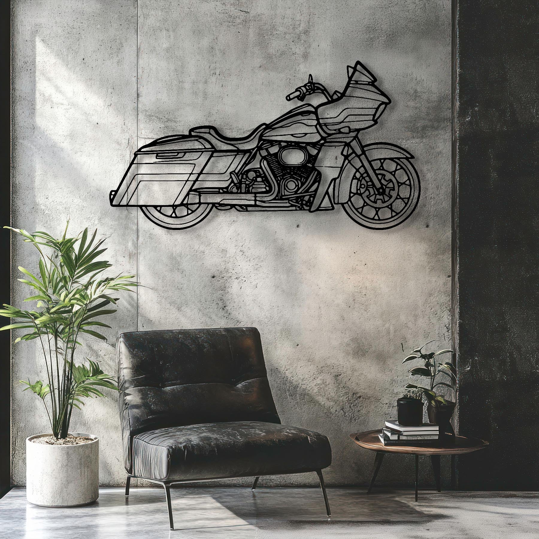 Road Glide Special 2022 Silhouette Metal Wall Art