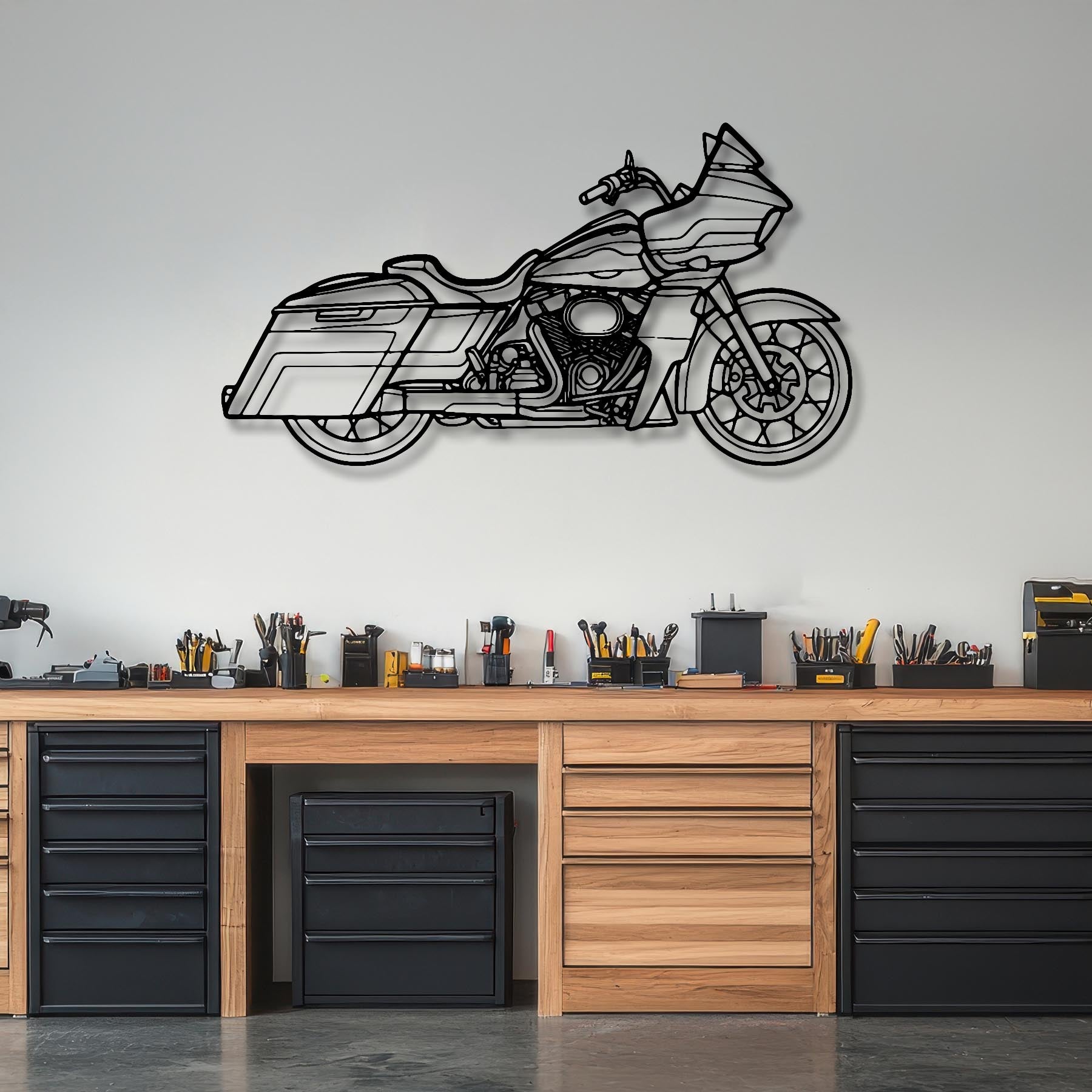Road Glide Special 2022 Silhouette Metal Wall Art