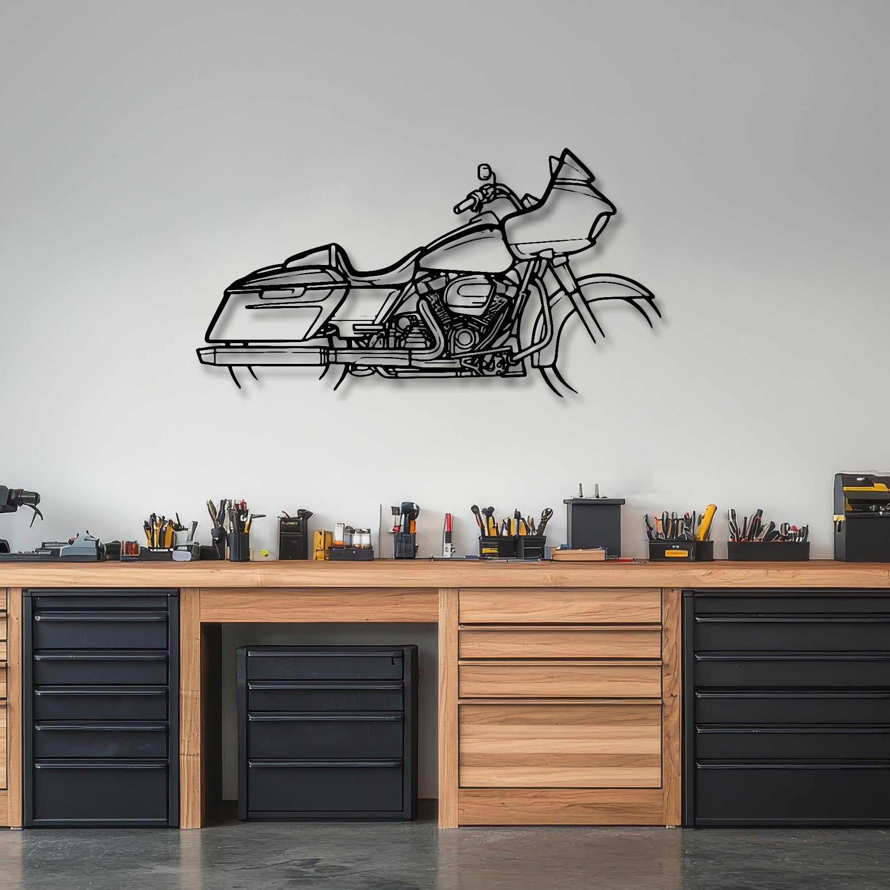 Road Glide Special 2023 Silhouette Metal Wall Art