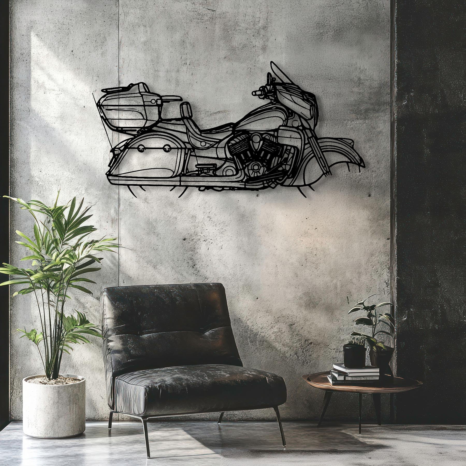 Roadmaster 2021 Silhouette Metal Wall Art