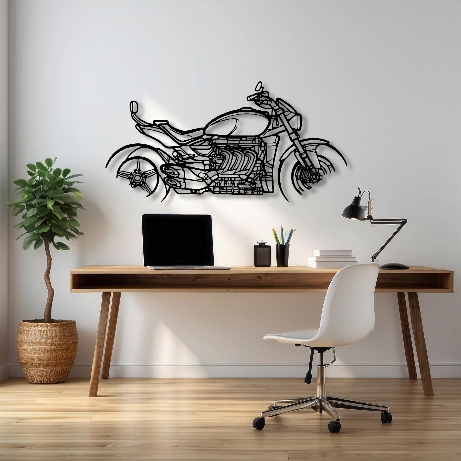 Rocket 3 GT 2019 Silhouette Metal Wall Art