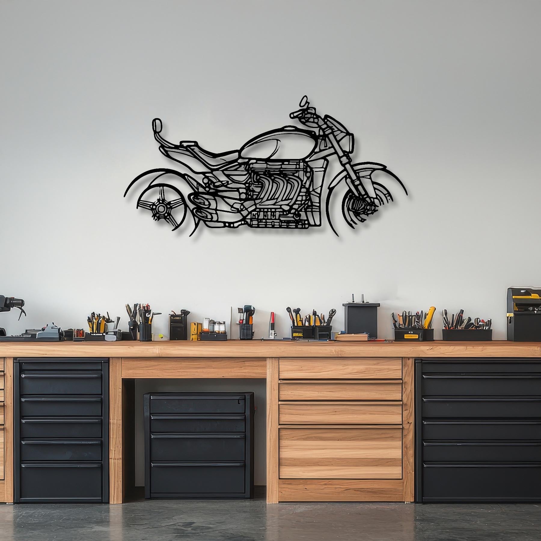 Rocket 3 GT 2019 Silhouette Metal Wall Art