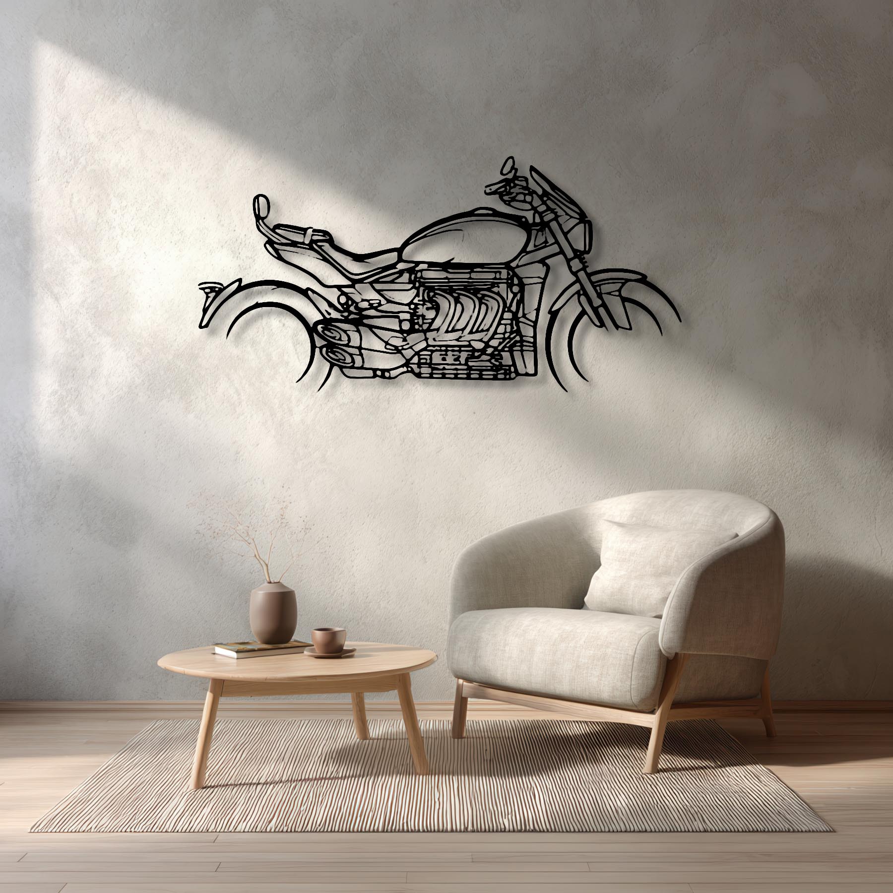 Rocket 3 GT 2021 Silhouette Metal Wall Art
