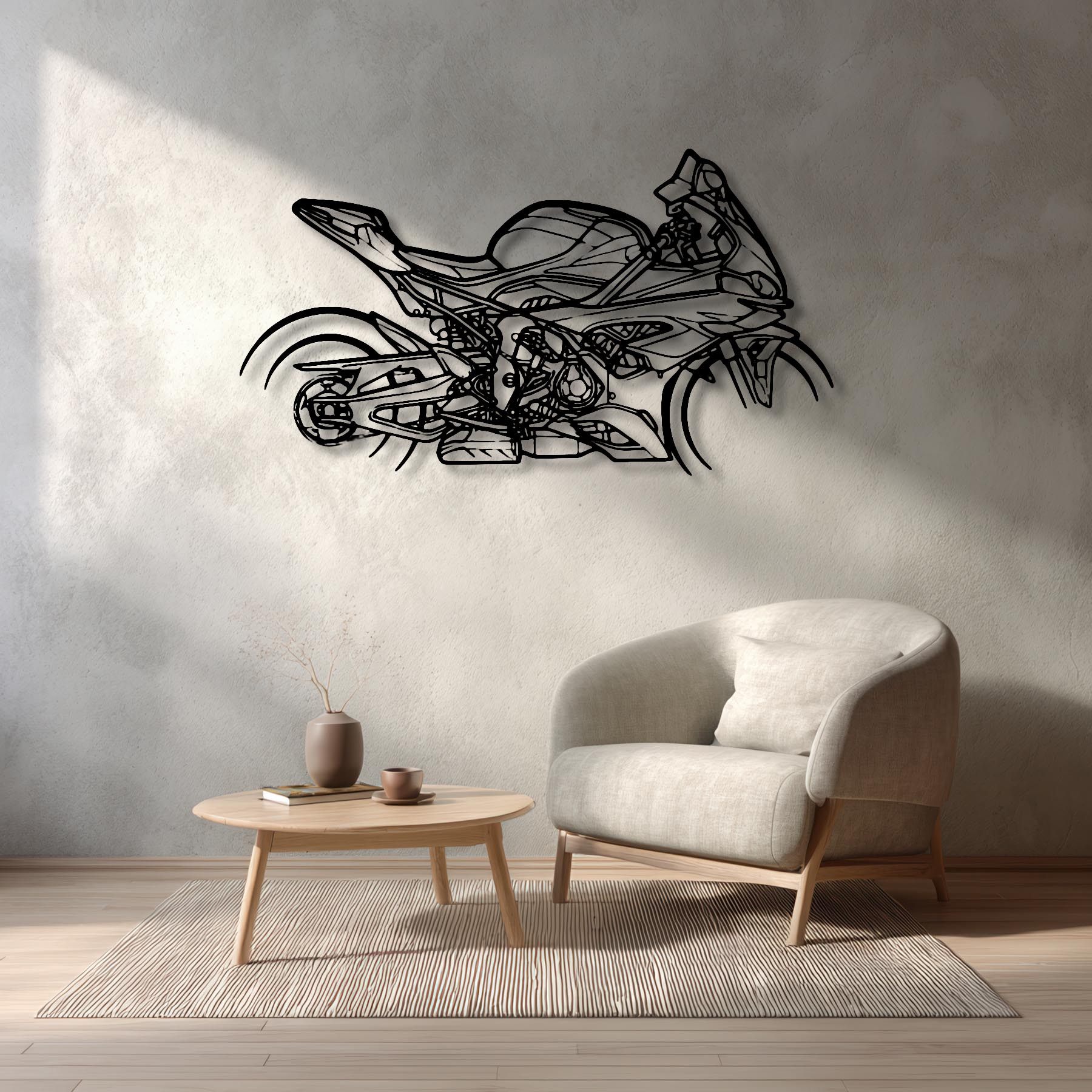 S1000RR 2023 Silhouette Metal Wall Art