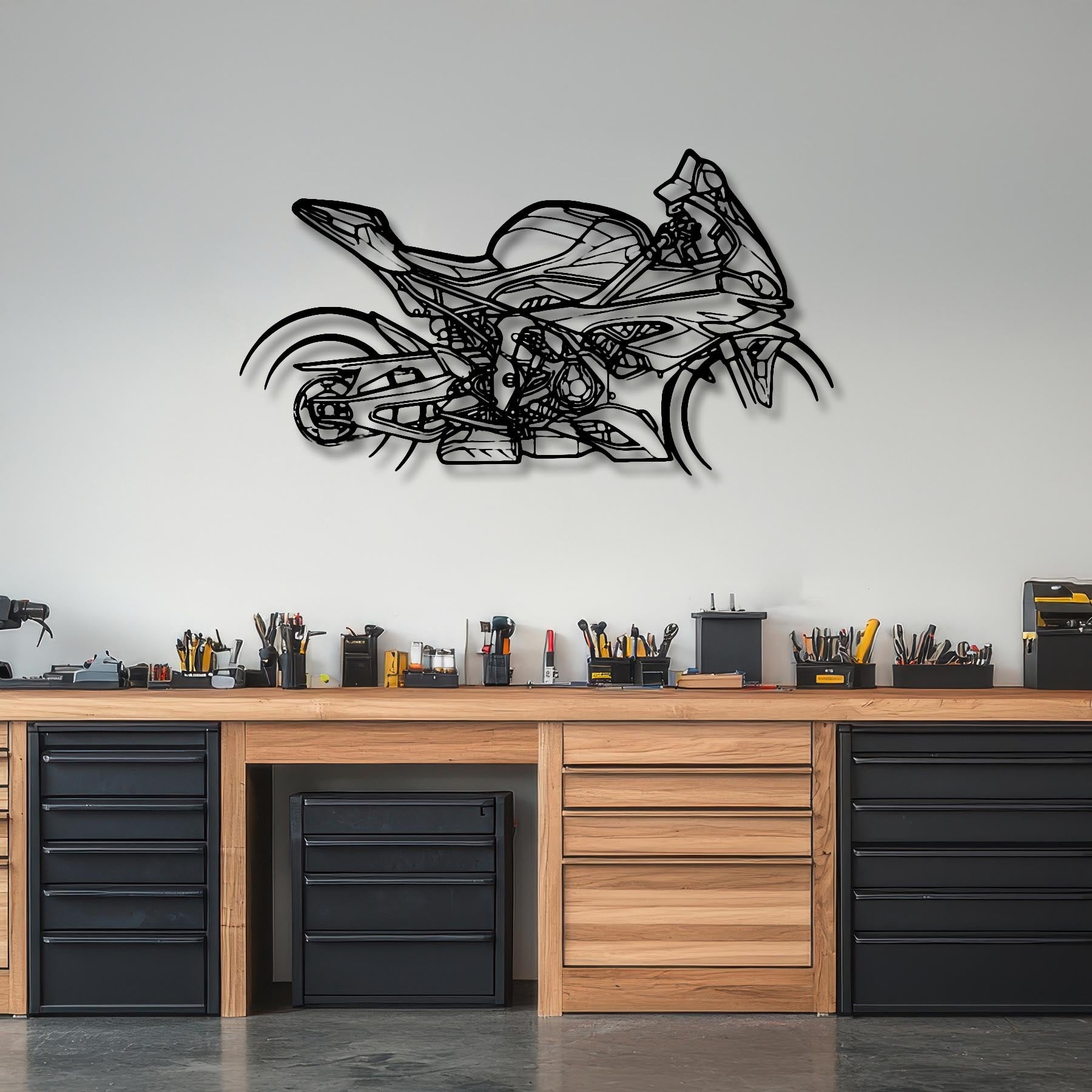 S1000RR 2023 Silhouette Metal Wall Art