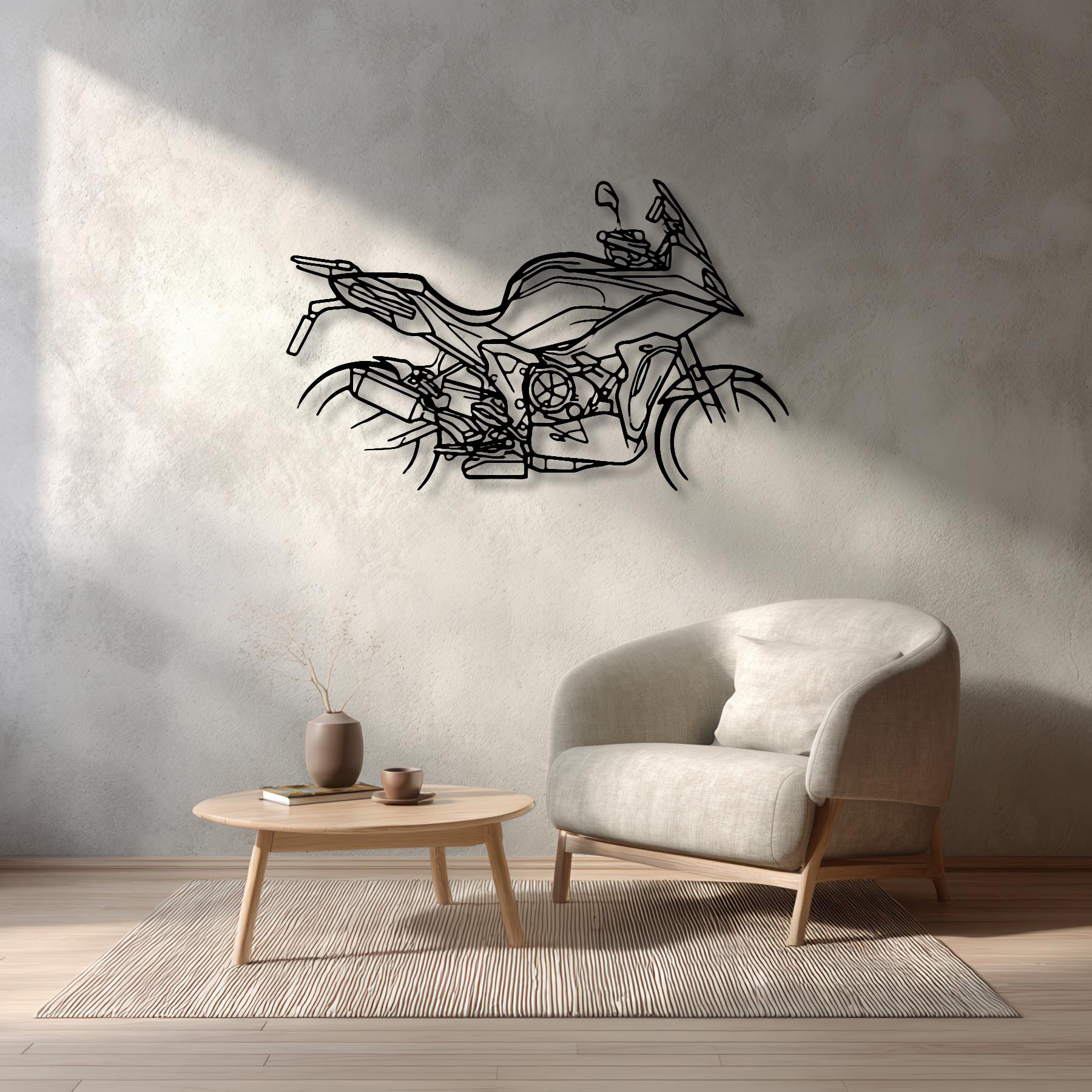 S1000XR Silhouette Metal Wall Art