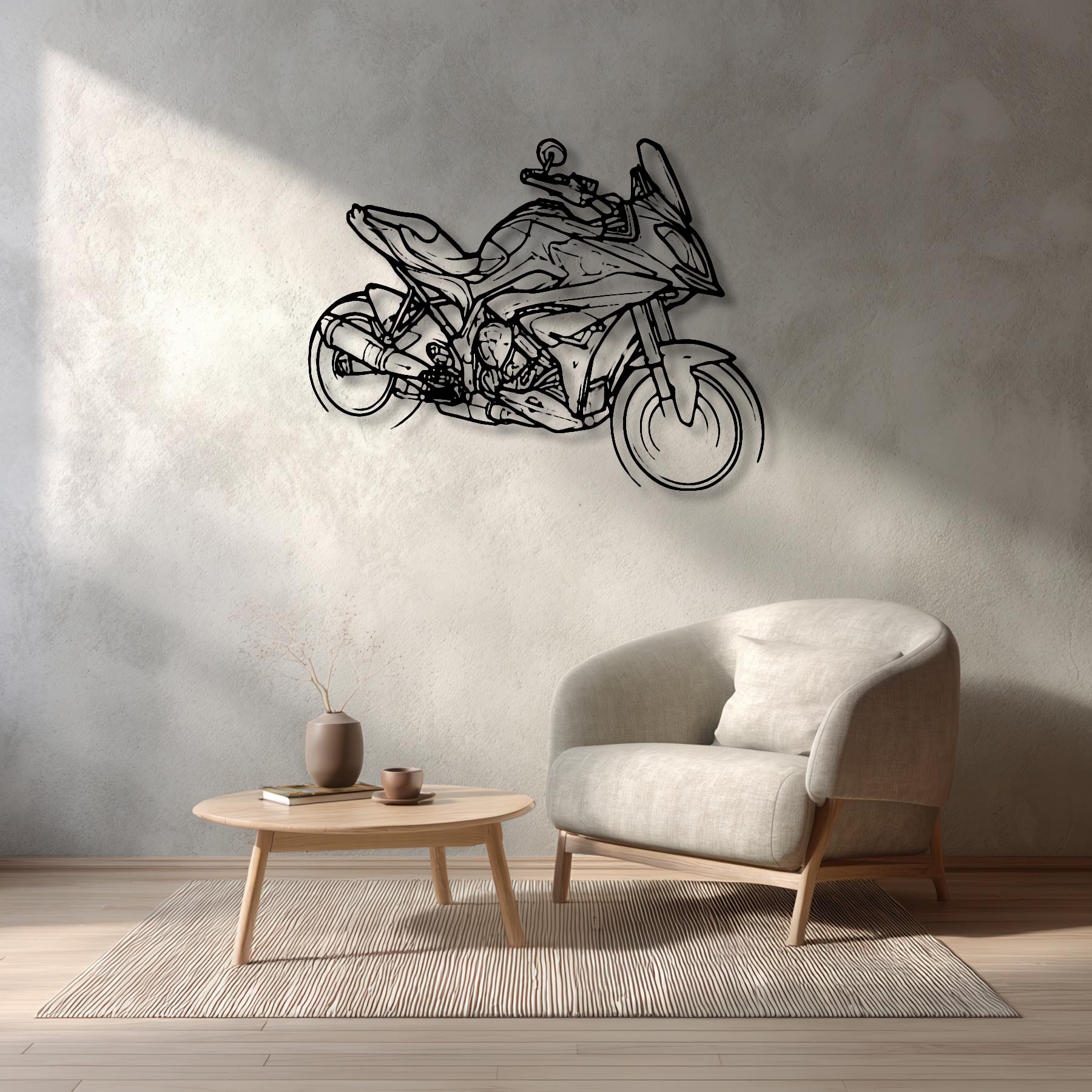 S1000xr 2019 Angle Silhouette Metal Wall Art