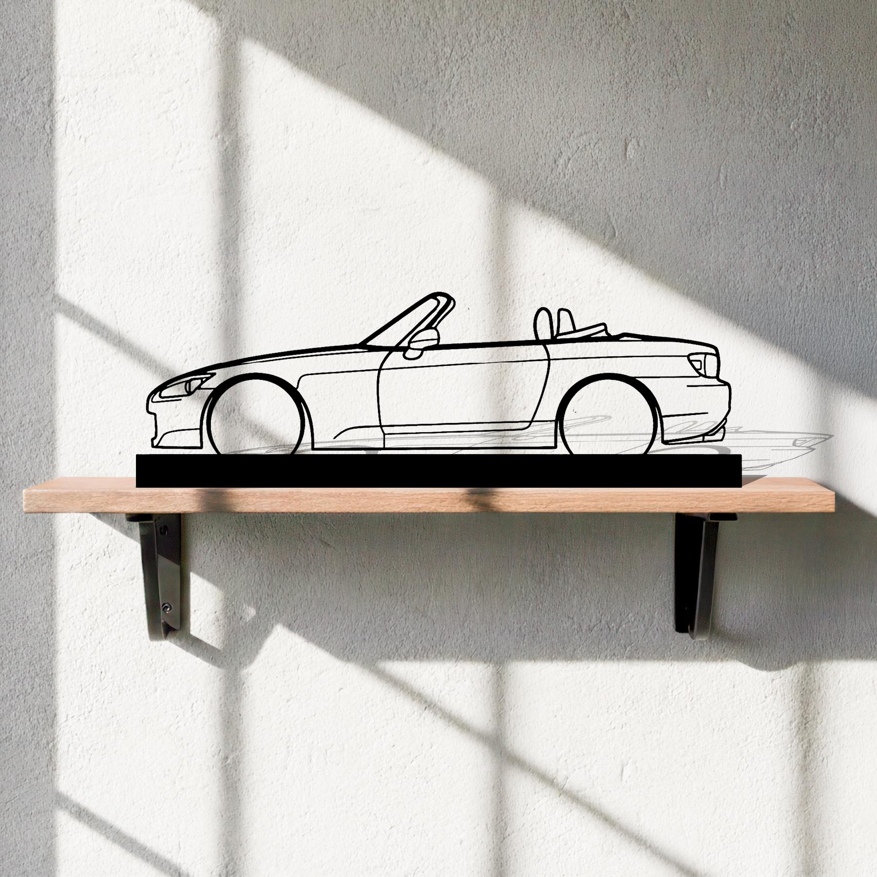 S2000 Silhouette Metal Art Stand