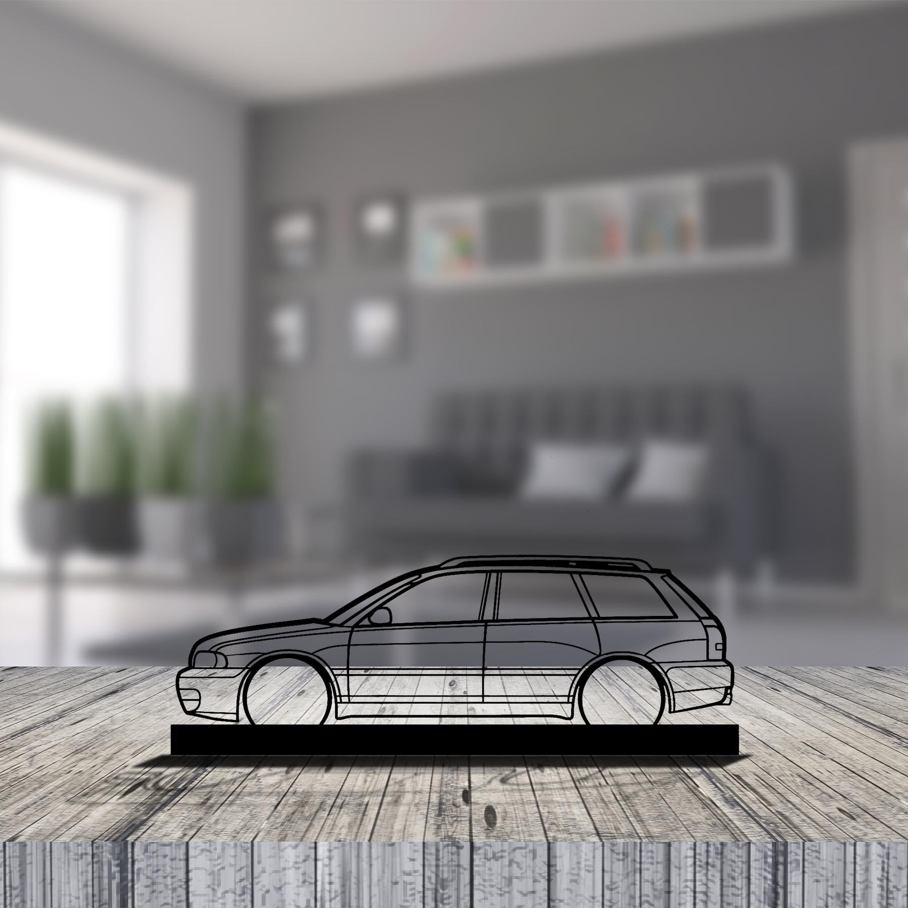 S4 Avant B5 Silhouette Metal Art Stand