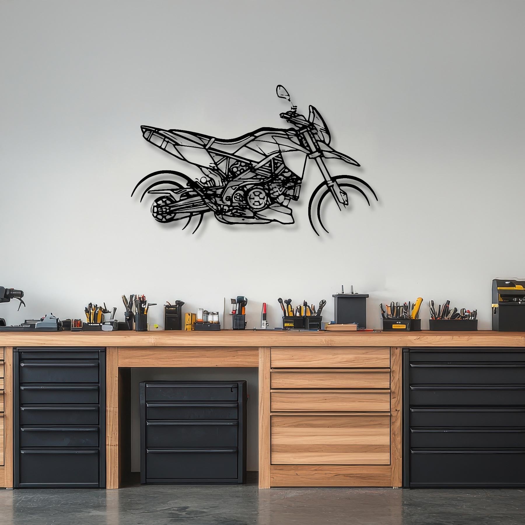 SMV 1200 2011 Silhouette Metal Wall Art