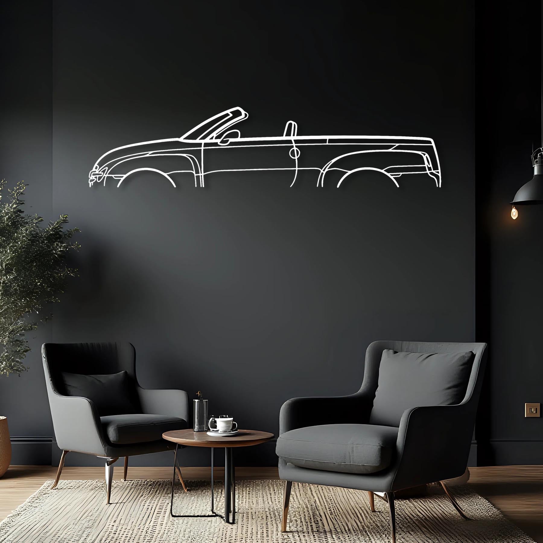 SSR 2003 Classic Silhouette Metal Wall Art