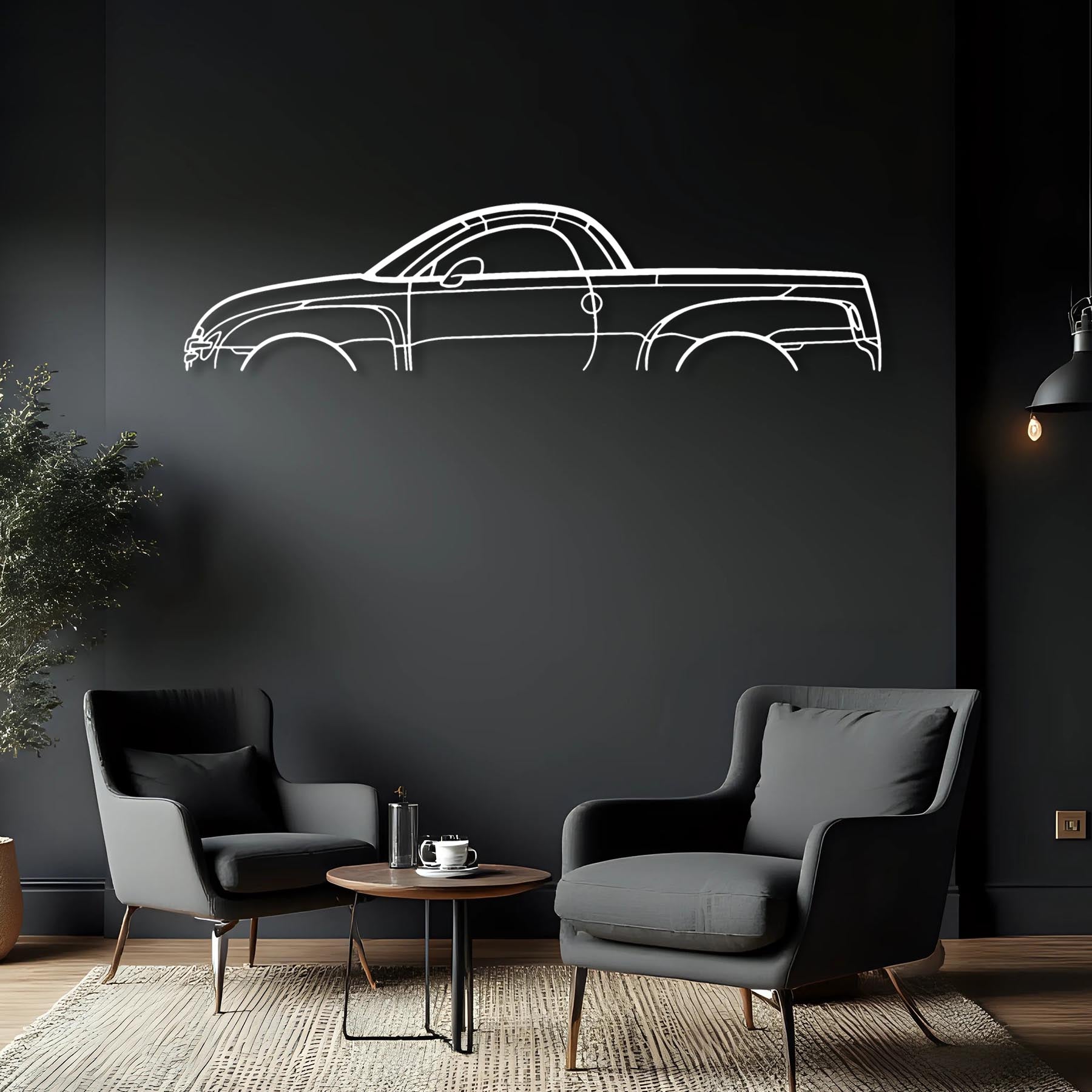 SSR 2006 Classic Silhouette Metal Wall Art
