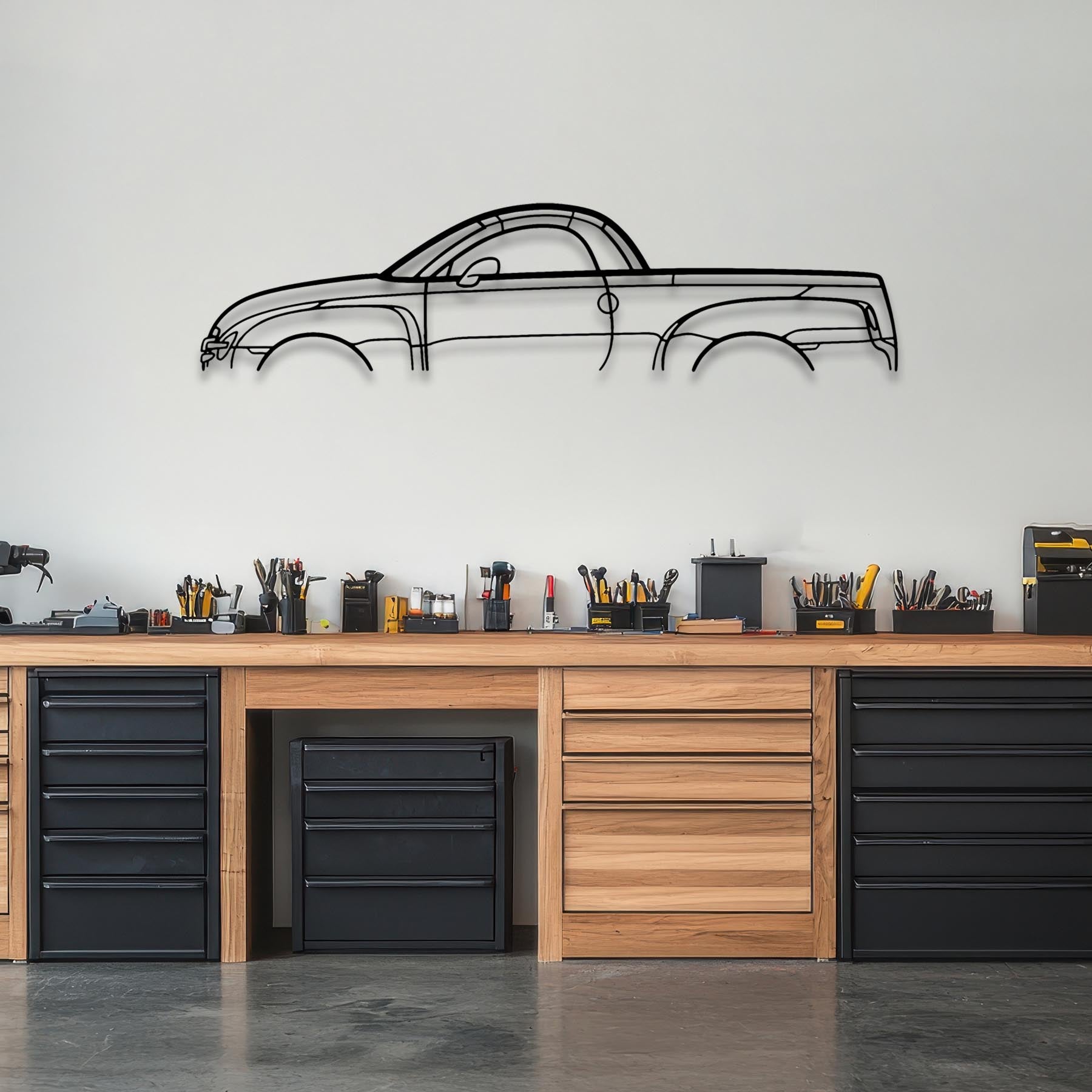 SSR 2006 Classic Silhouette Metal Wall Art