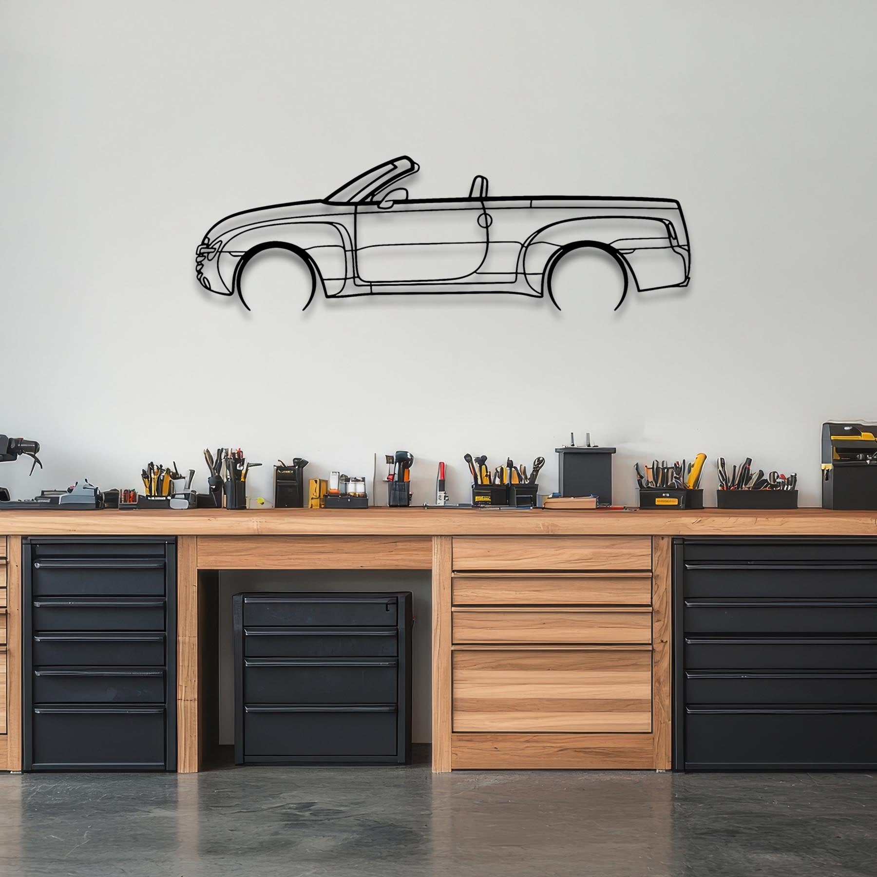 SSR Detailed Silhouette Metal Wall Art