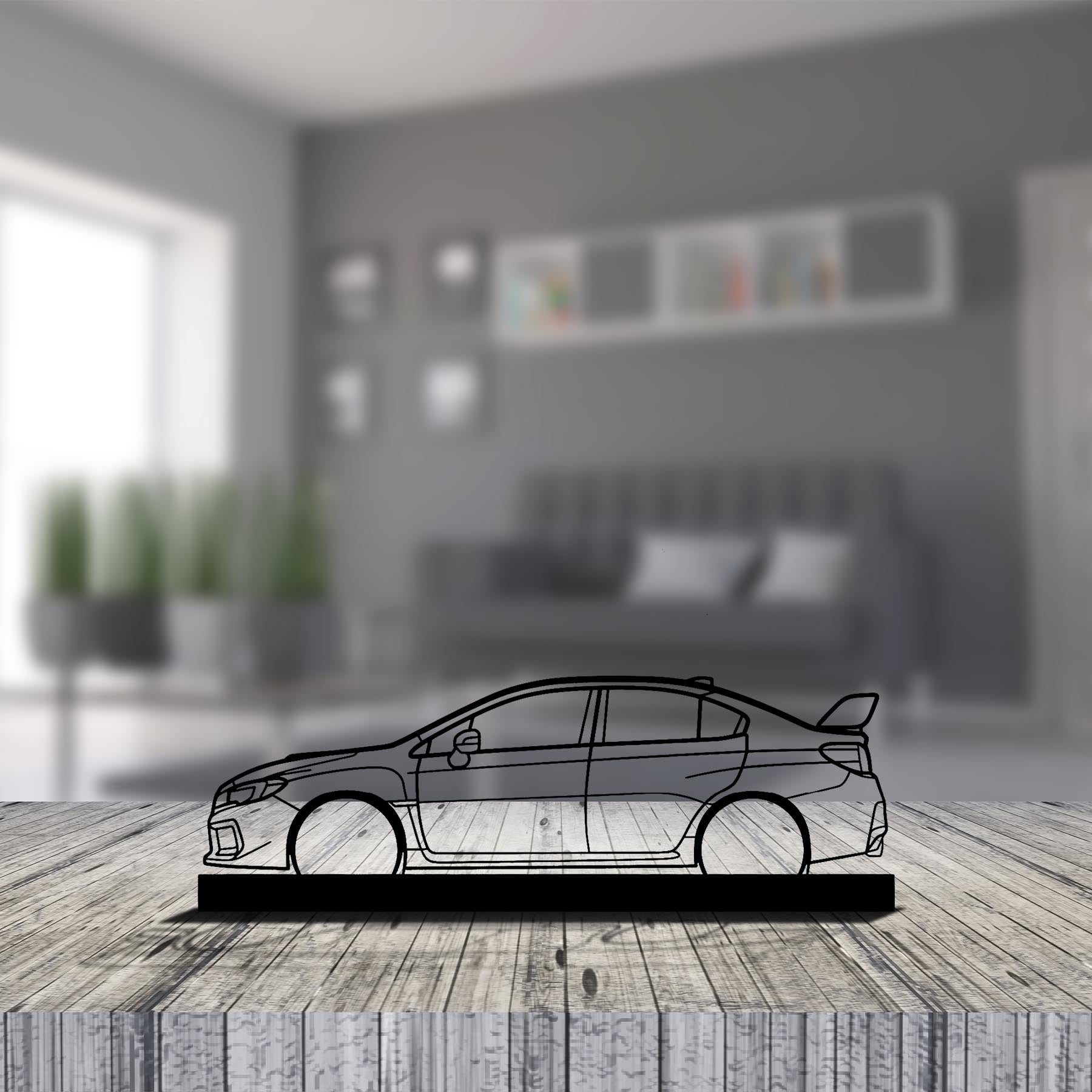 STI VA Silhouette Metal Art Stand