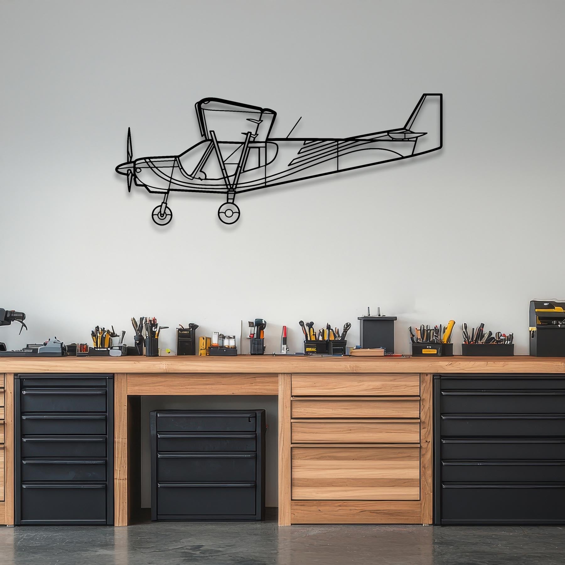 STOL CH 750 Metal Aircraft Wall Art - NCP0298