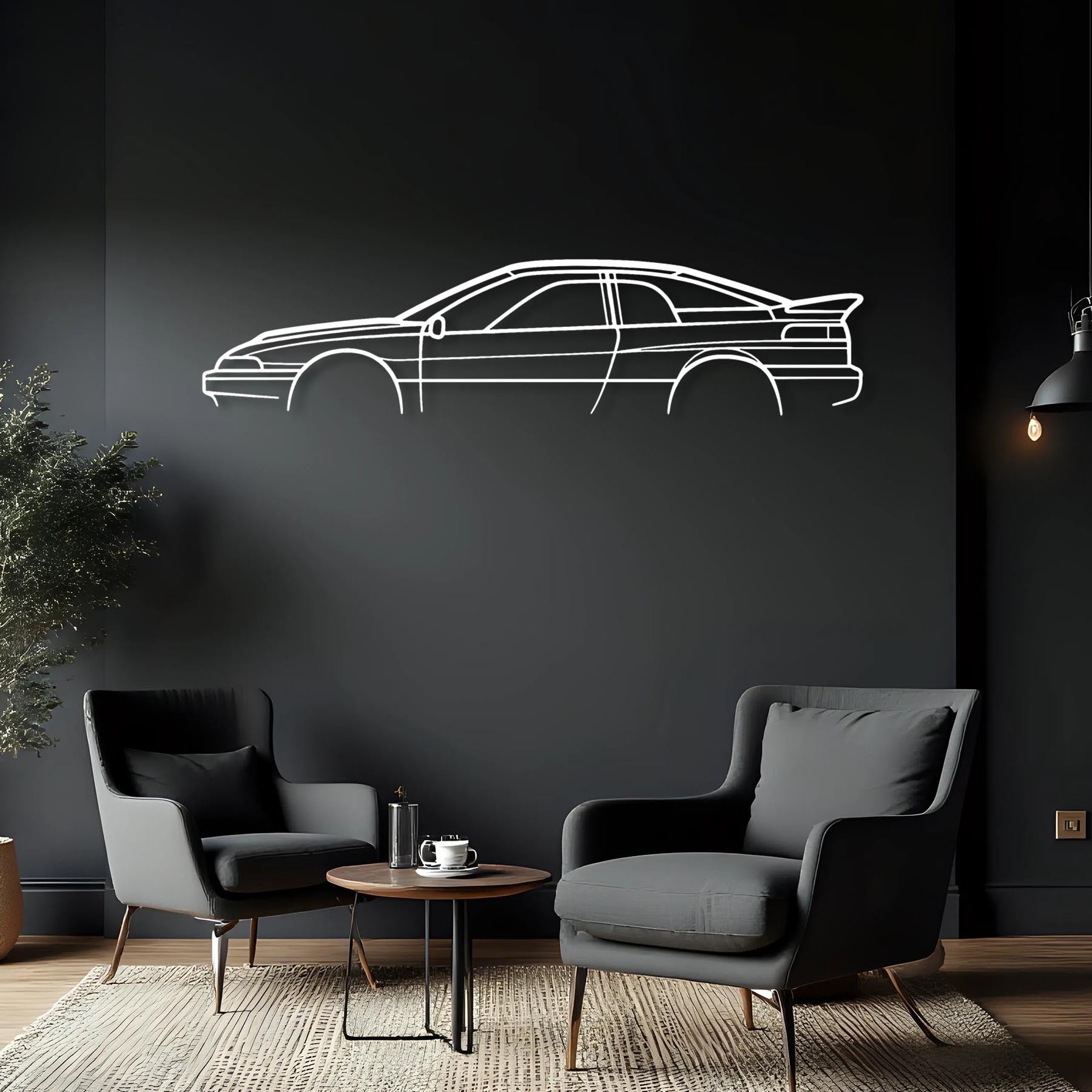 SVX Classic Silhouette Metal Wall Art