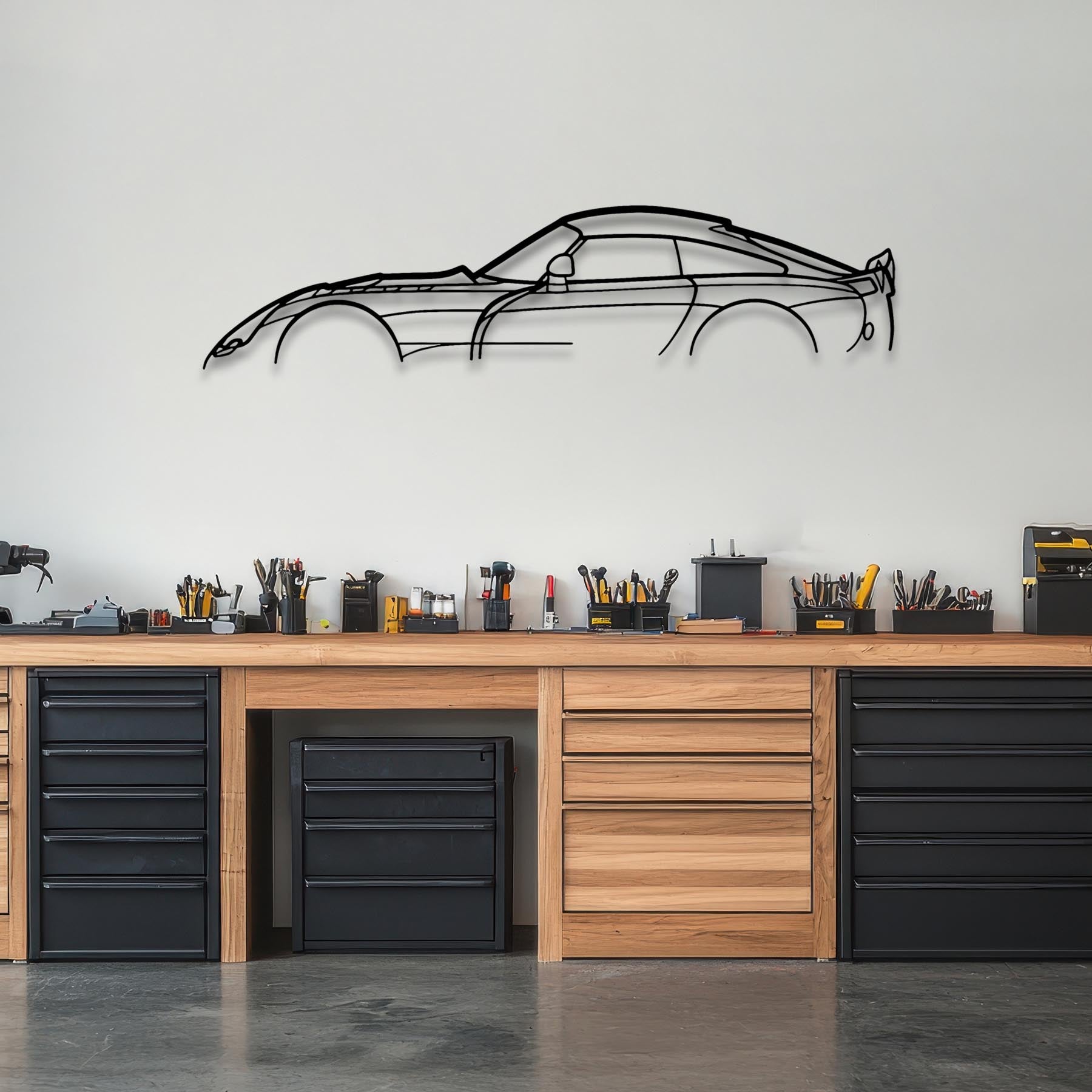 Sagaris 2006 Classic Silhouette Metal Wall Art