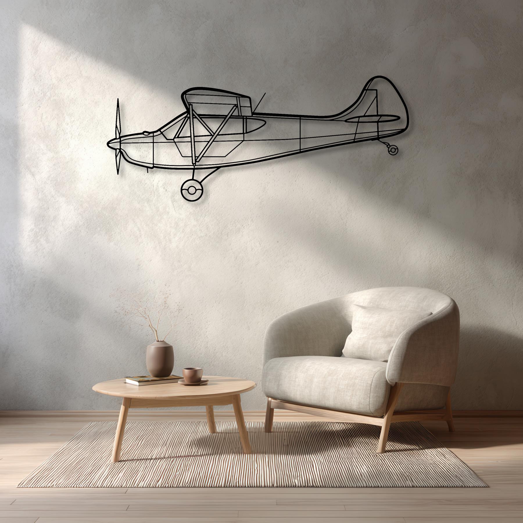 Savage Cruiser Metal Aircraft Wall Art - NCP0343