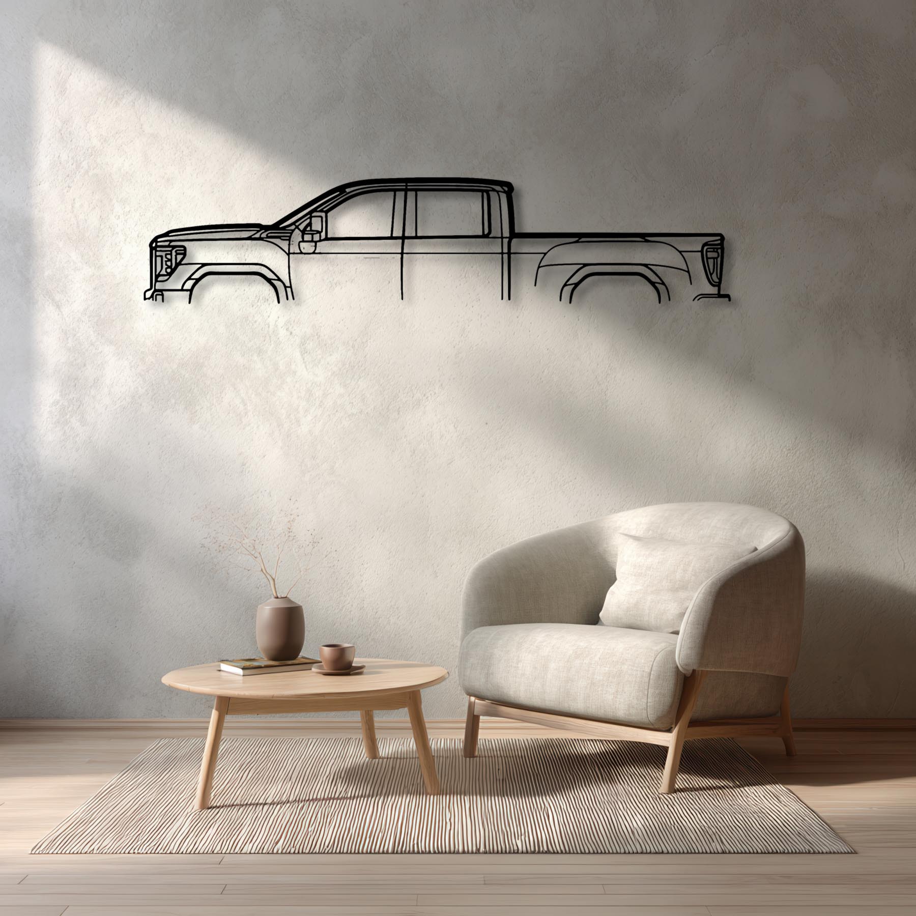 Sierra 2500 GT4 Classic Silhouette Metal Wall Art