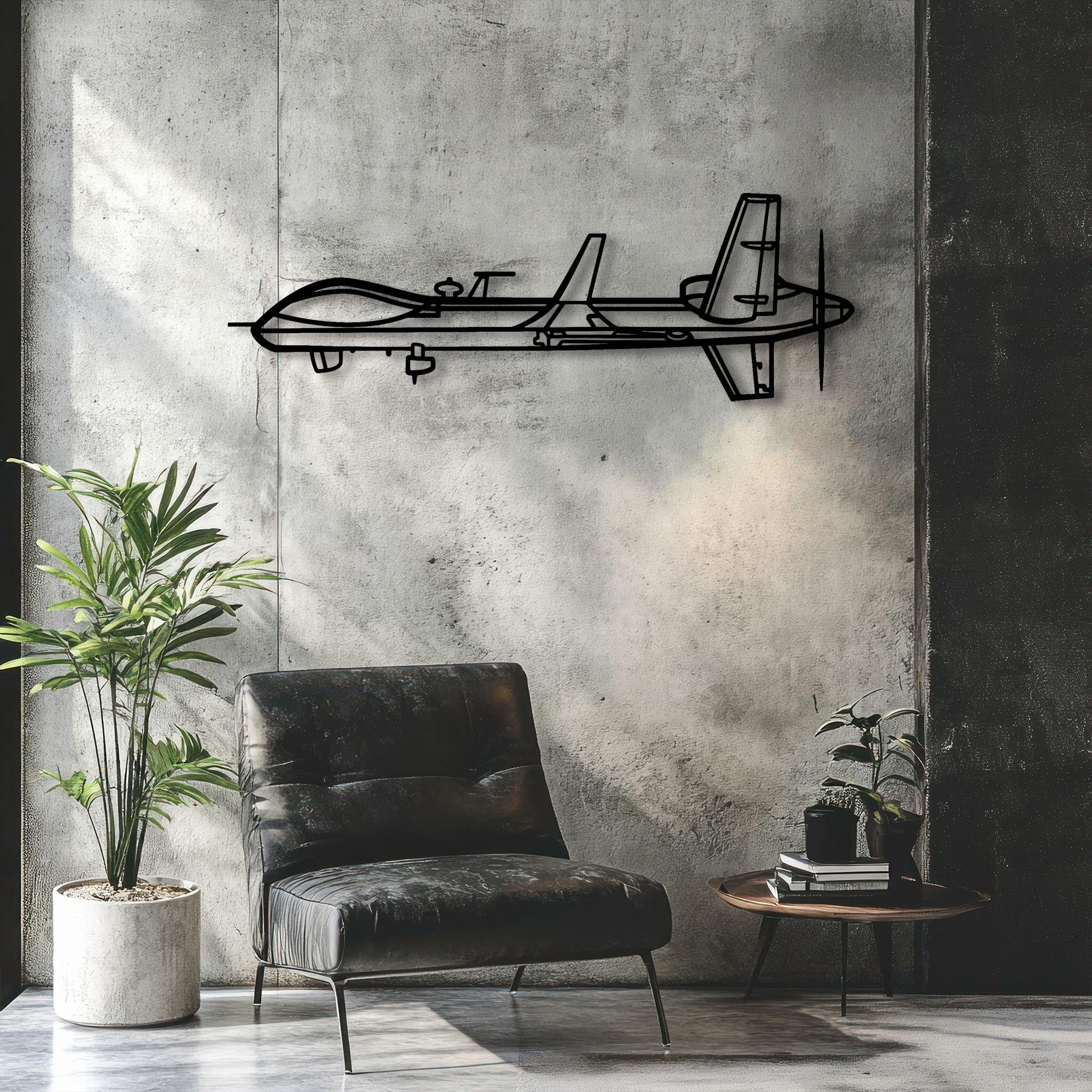 Sierra C24R Metal Aircraft Wall Art - NCP0396