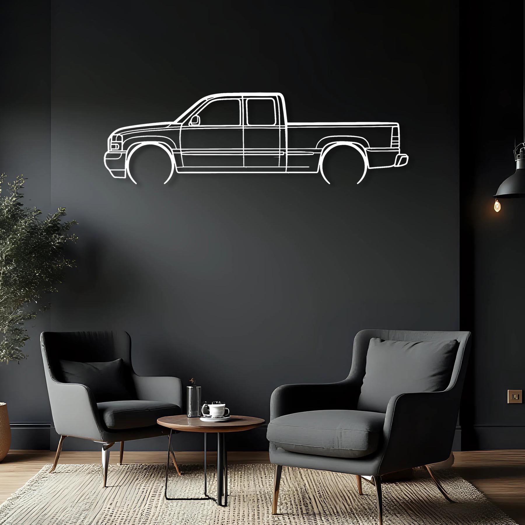 Sierra Detailed Silhouette Metal Wall Art