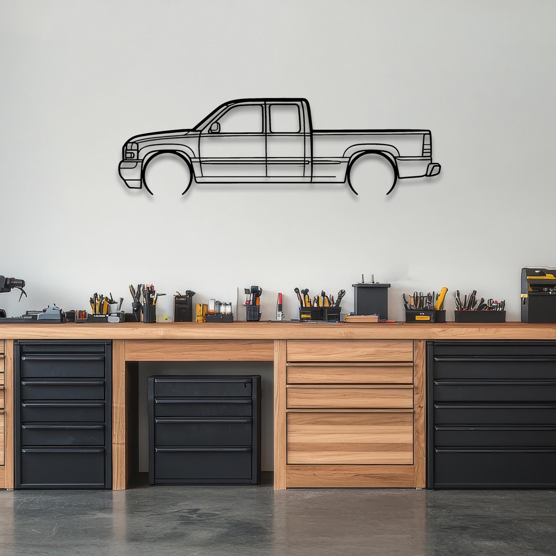 Sierra Detailed Silhouette Metal Wall Art