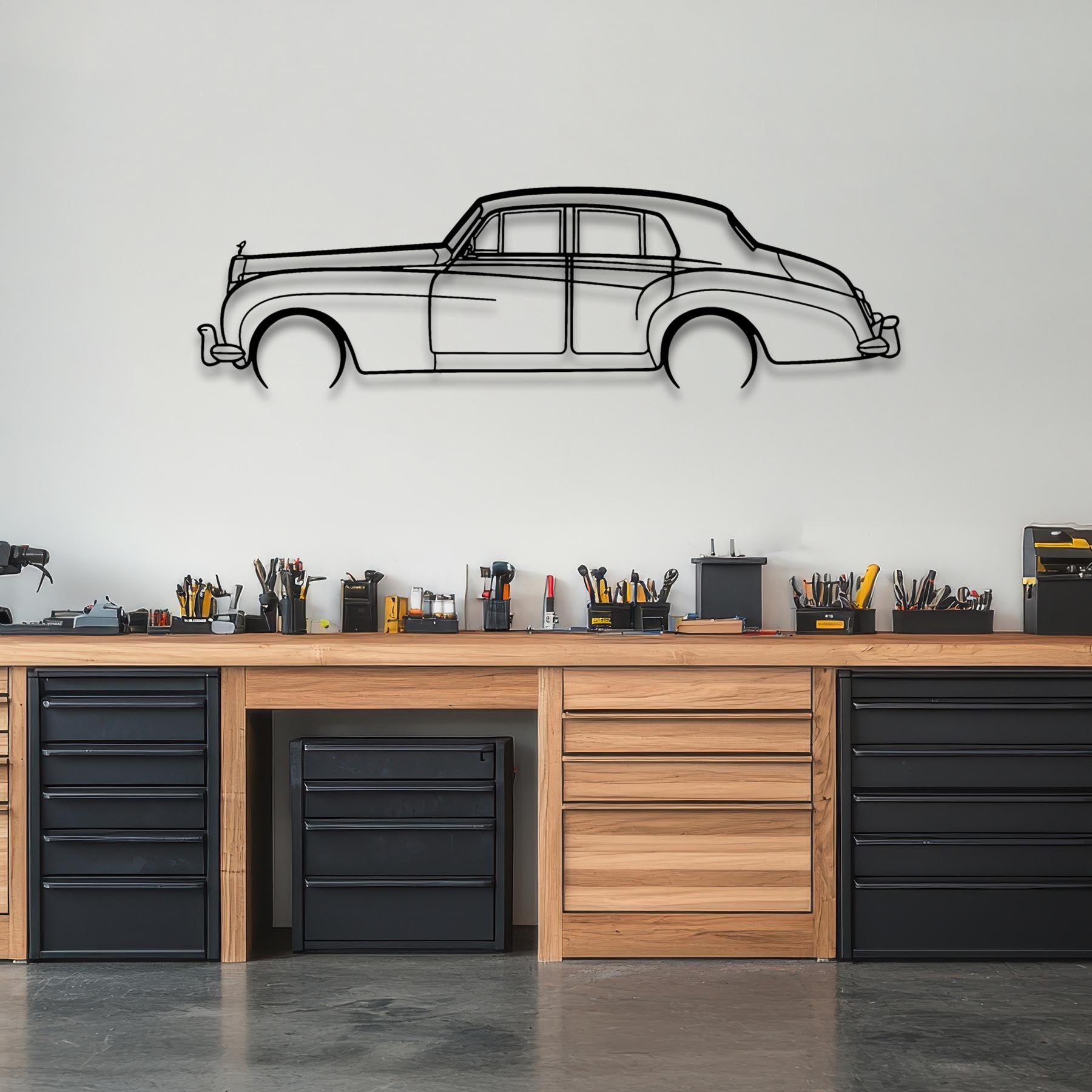 Silver Cloud 2 Detailed Silhouette Metal Wall Art