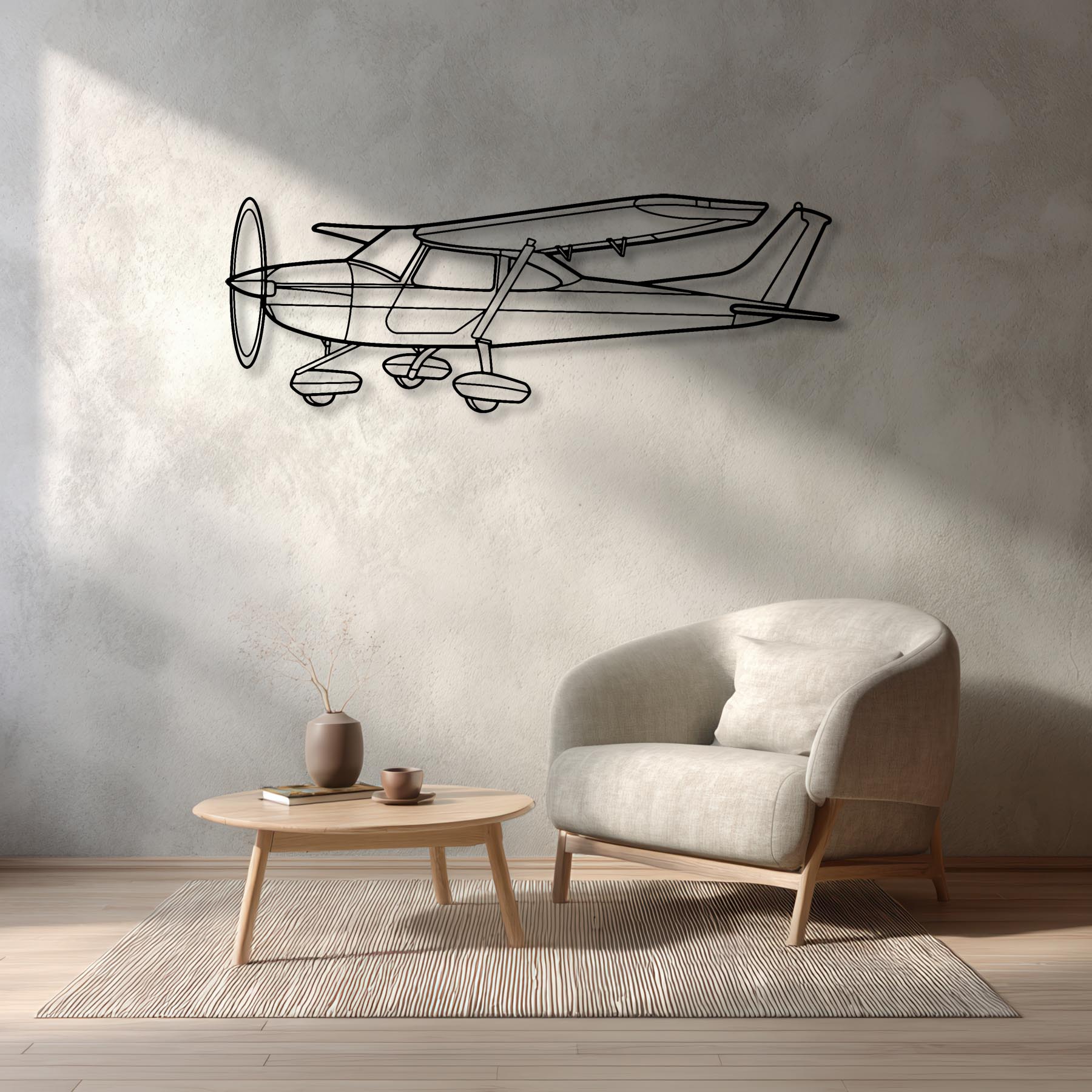 Skylane UL Angle Metal Aircraft Wall Art - NCP0493