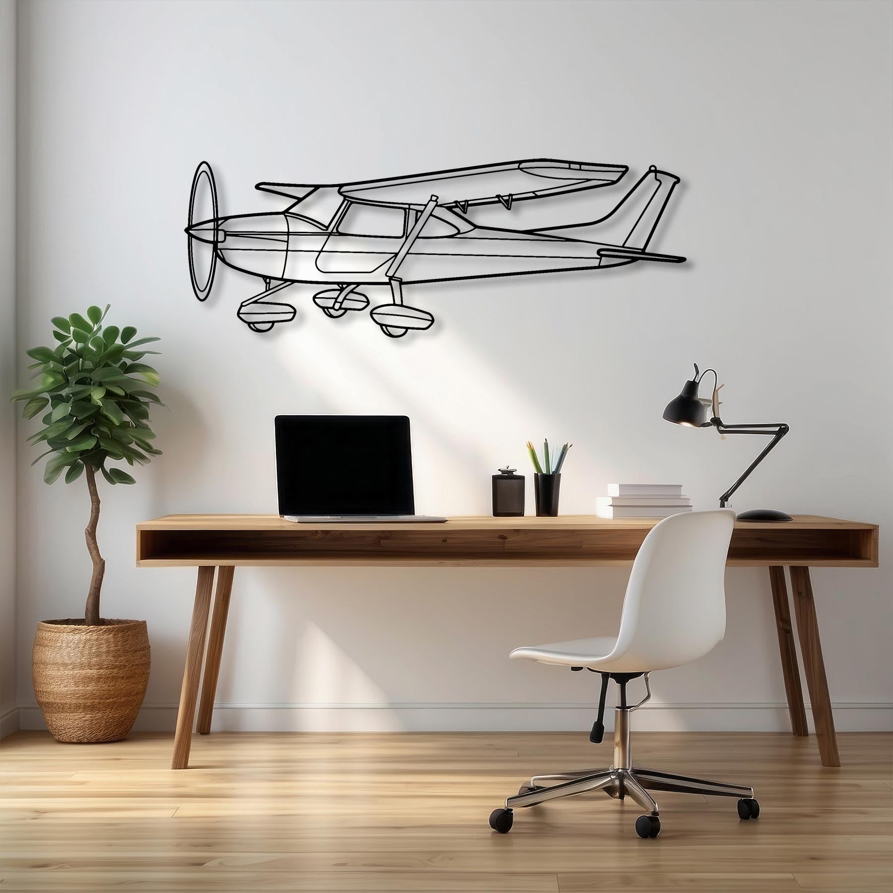 Skylane UL Angle Metal Aircraft Wall Art - NCP0493