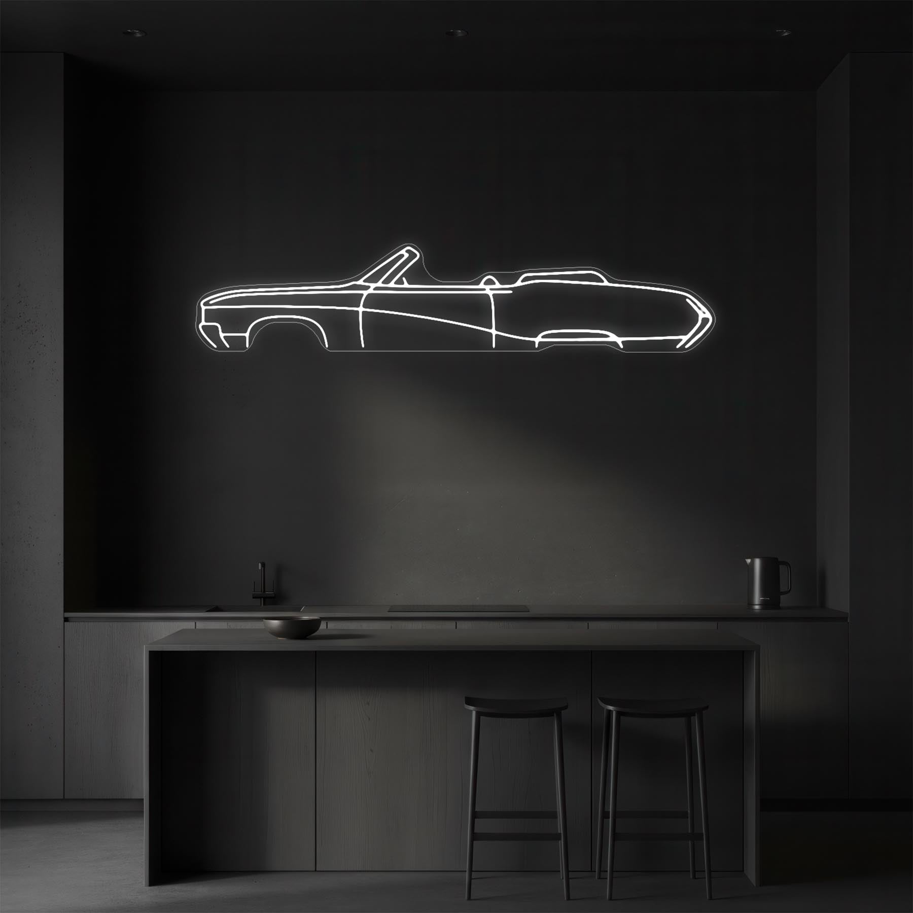 Skylark 1968 Cabrio Neon Silhouette