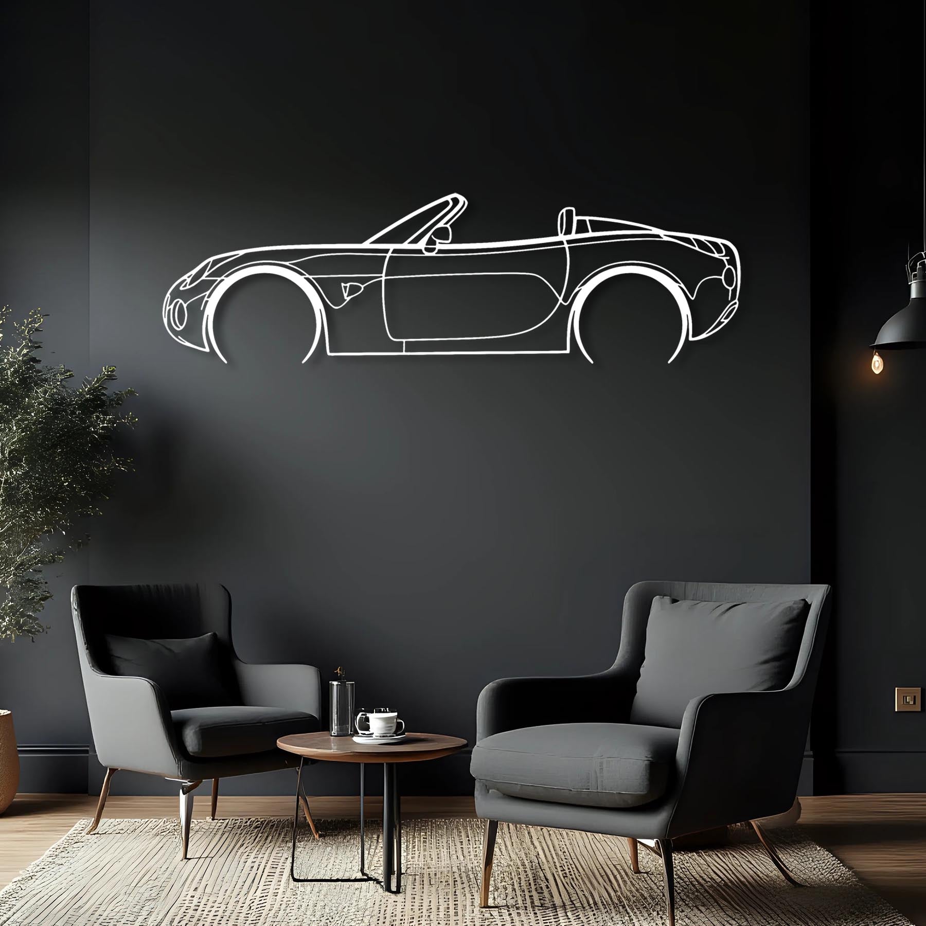 Solstice GXP Detailed Silhouette Metal Wall Art