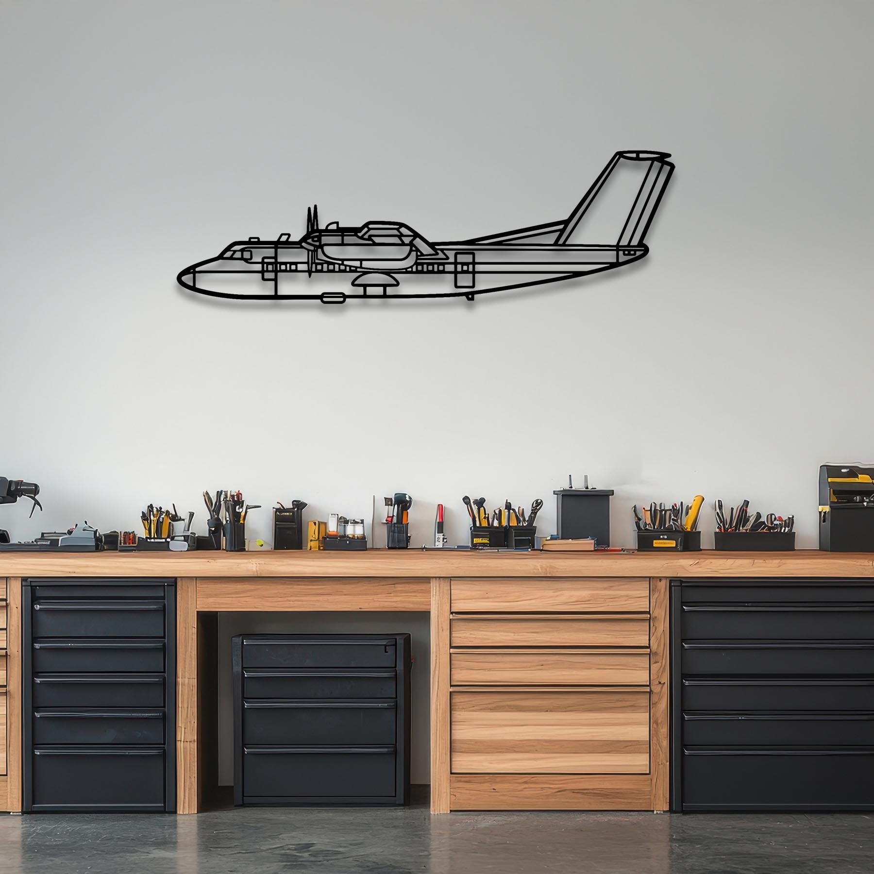 Space System Metal Aircraft Wall Art - NCP0128