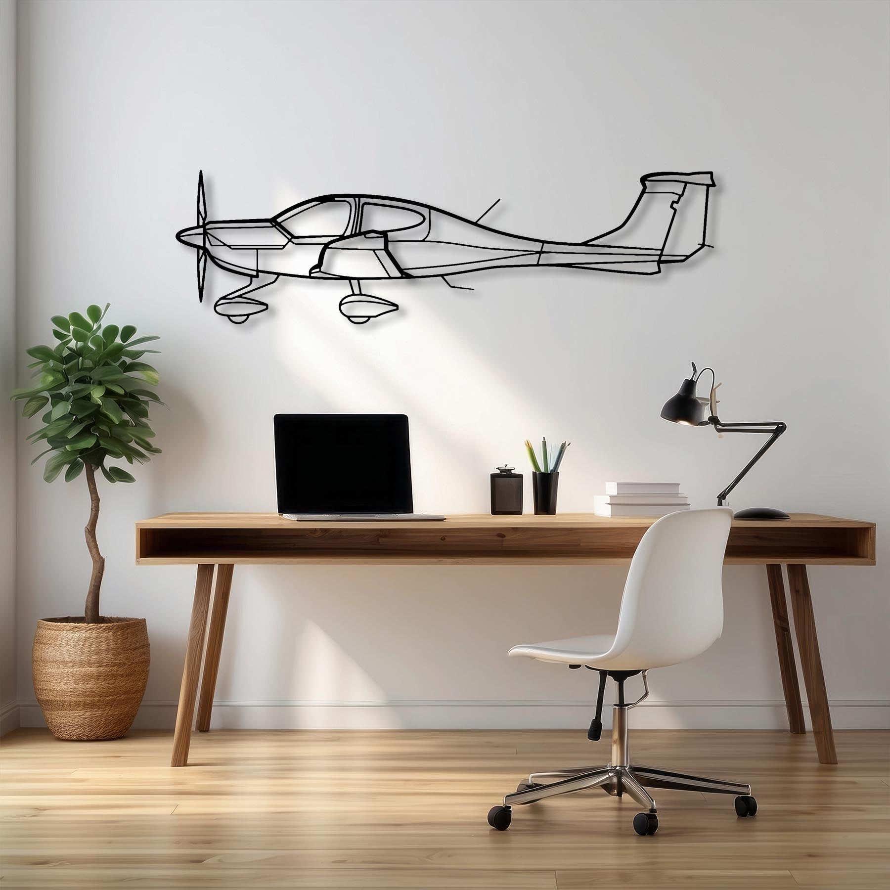 Spitfire MK XIV Metal Aircraft Wall Art - NCP0129