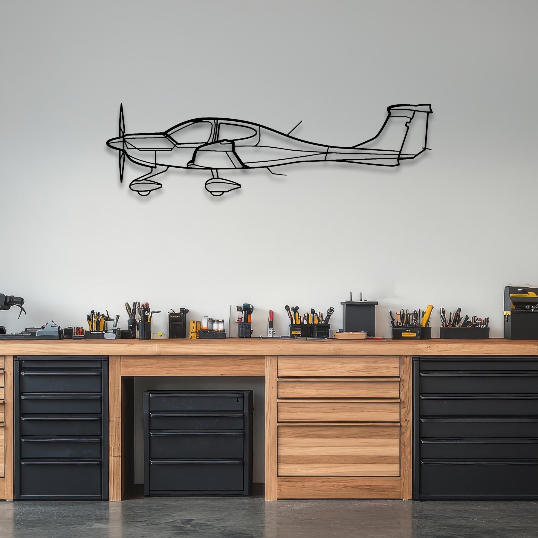 Spitfire MK XIV Metal Aircraft Wall Art - NCP0129