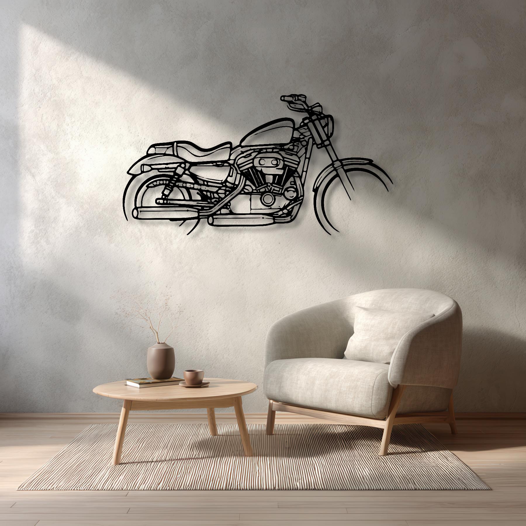 Sportster 1200 2012 Silhouette Metal Wall Art