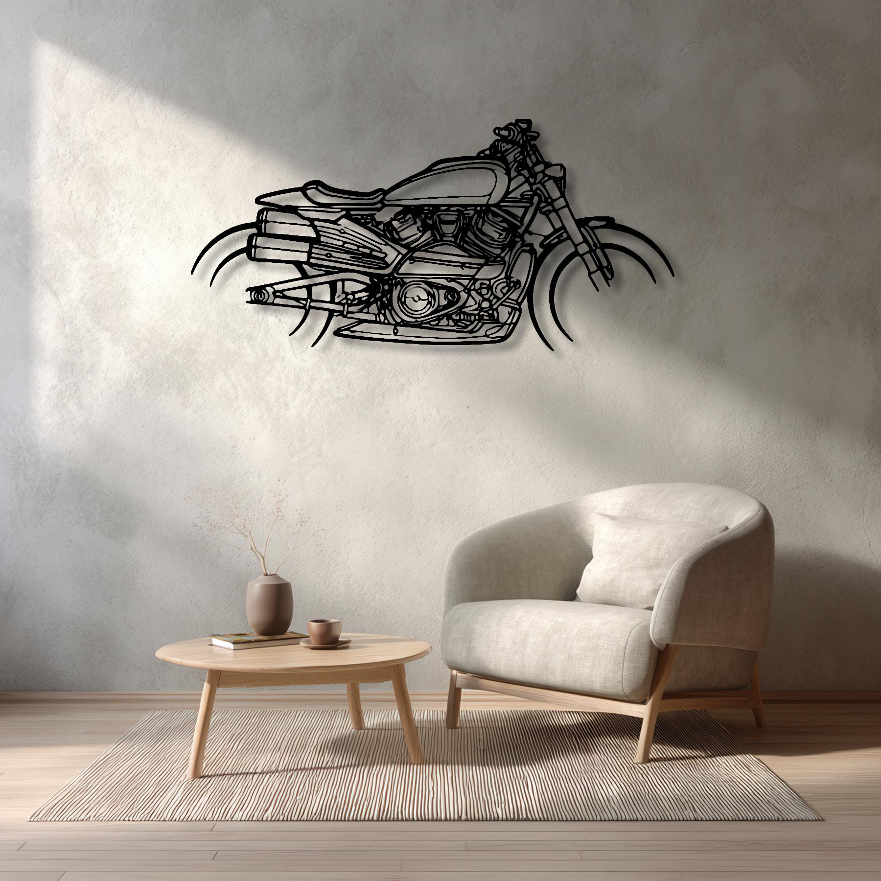 Sportster S 2023 Silhouette Metal Wall Art
