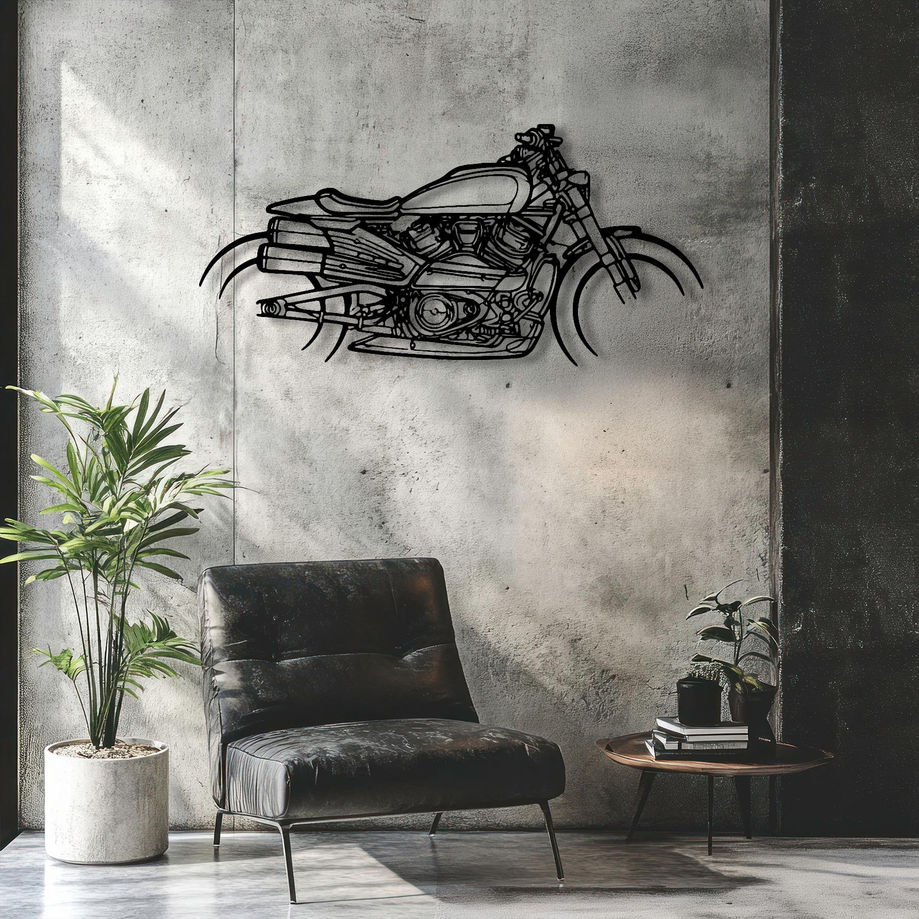 Sportster S 2023 Silhouette Metal Wall Art