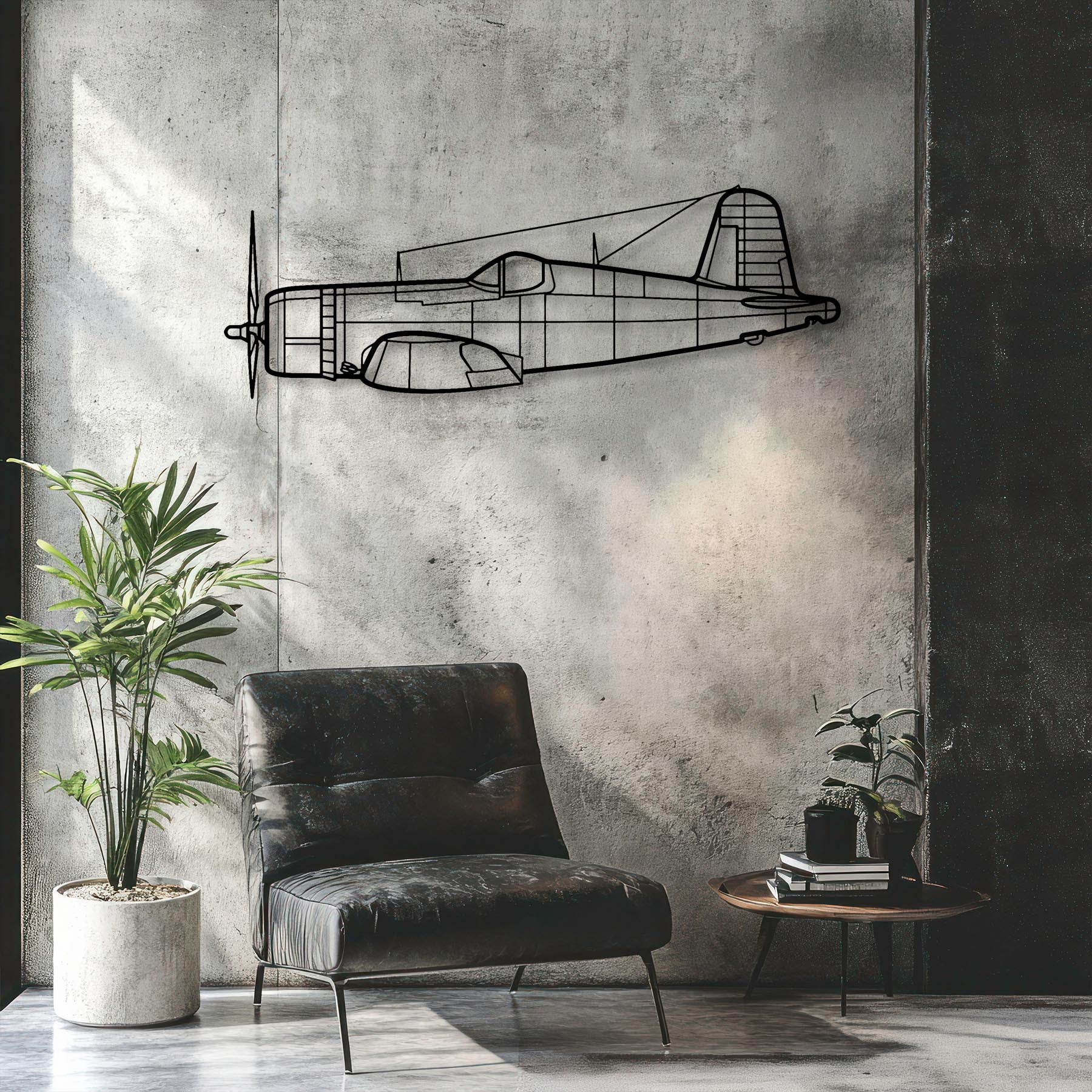 Stearman 75 Front Metal Aircraft Wall Art - NCP0137
