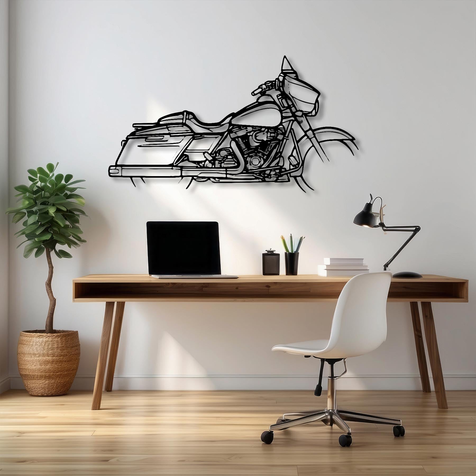 Street Glide 2017 Silhouette Metal Wall Art