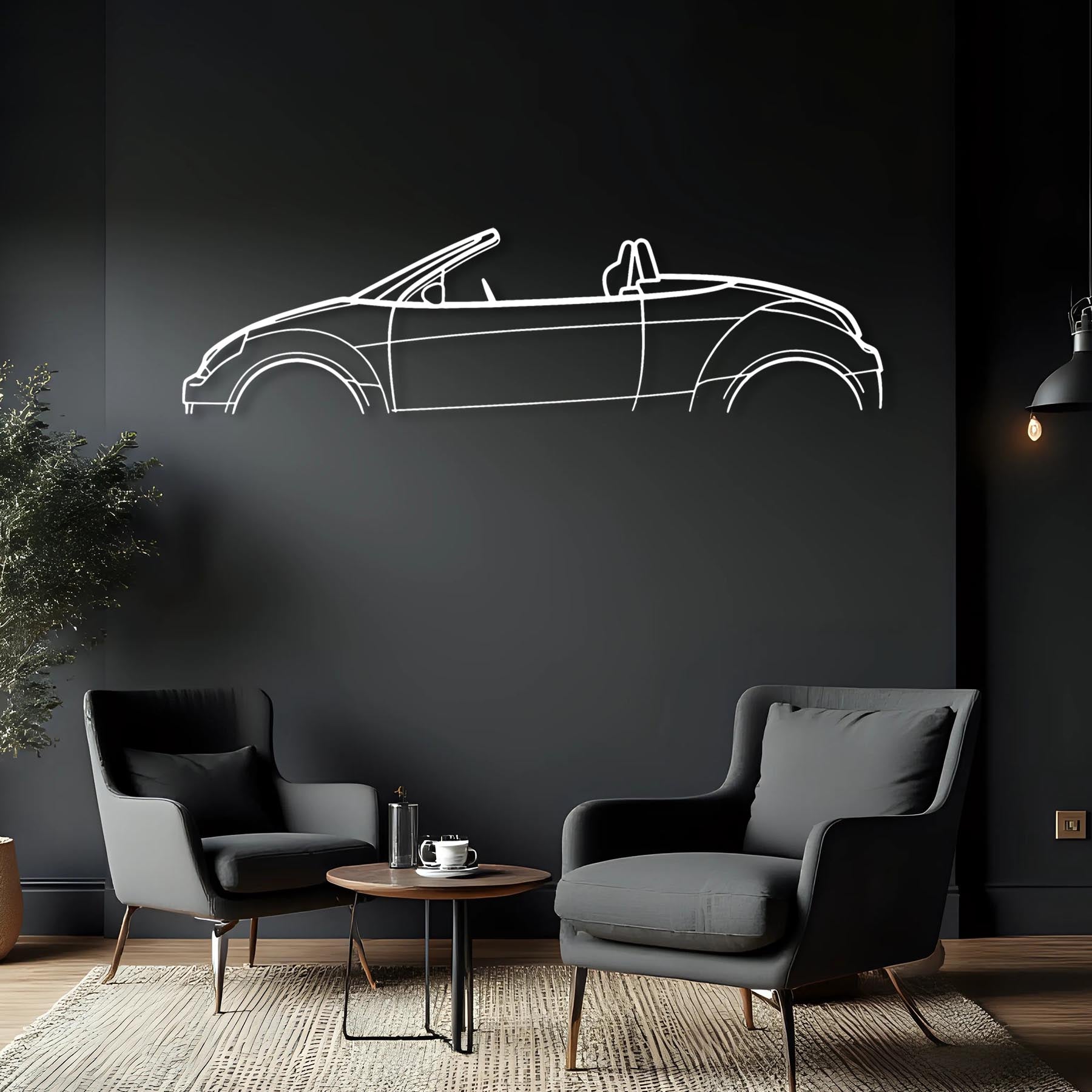 Street Ka Classic Silhouette Metal Wall Art