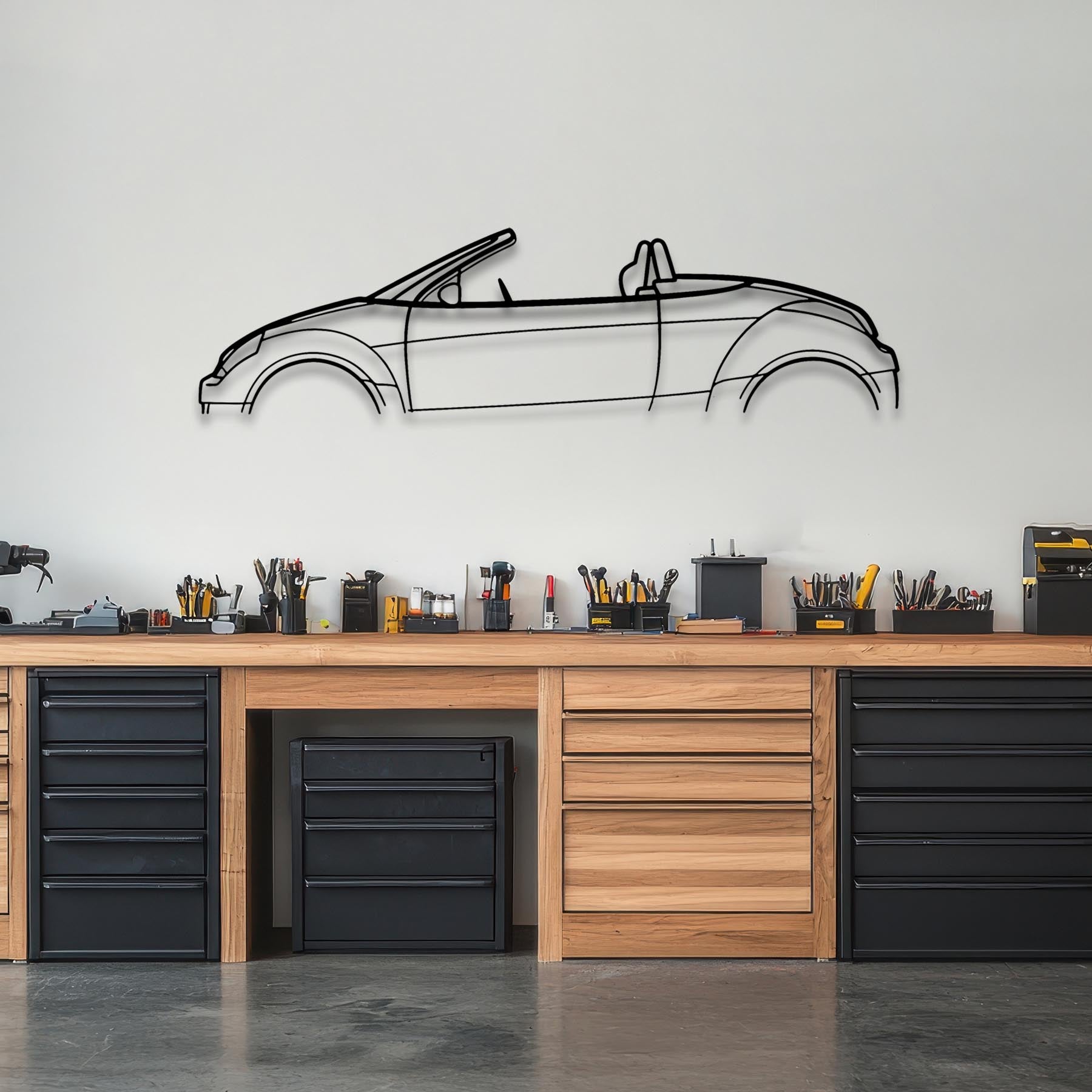 Street Ka Classic Silhouette Metal Wall Art