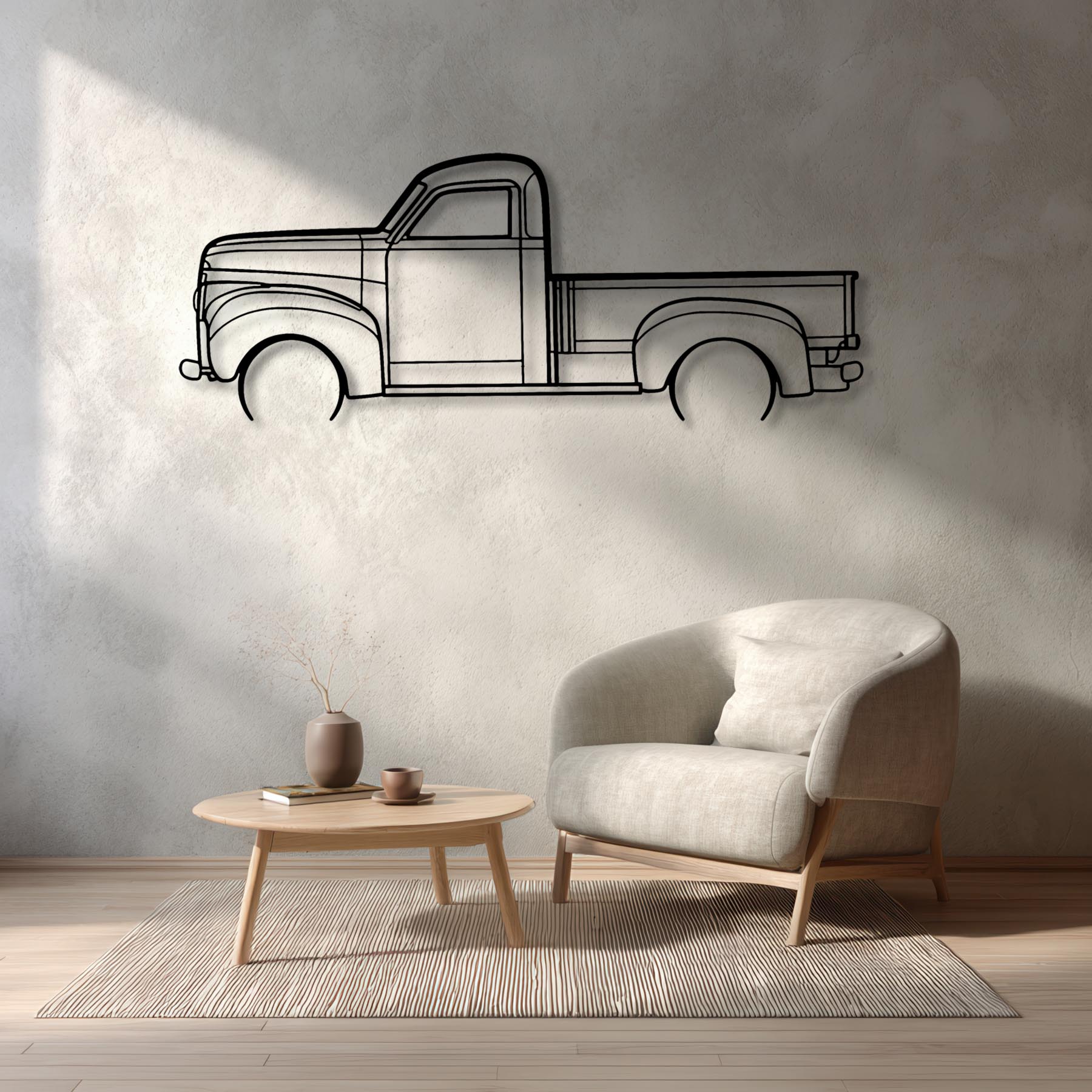 Studebaker M5 Detailed Silhouette Metal Wall Art